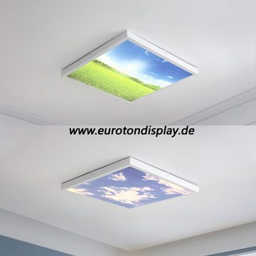 Euroton LED Deckenleuchte LED Deckenllampe Wandleuchte Fernbedienung Farbton einstellbar dimmbar, LED fest integriert, Lichtfarbe und Helligkeit mit der Fernbedienung einstellbar, LED Deckenlampe