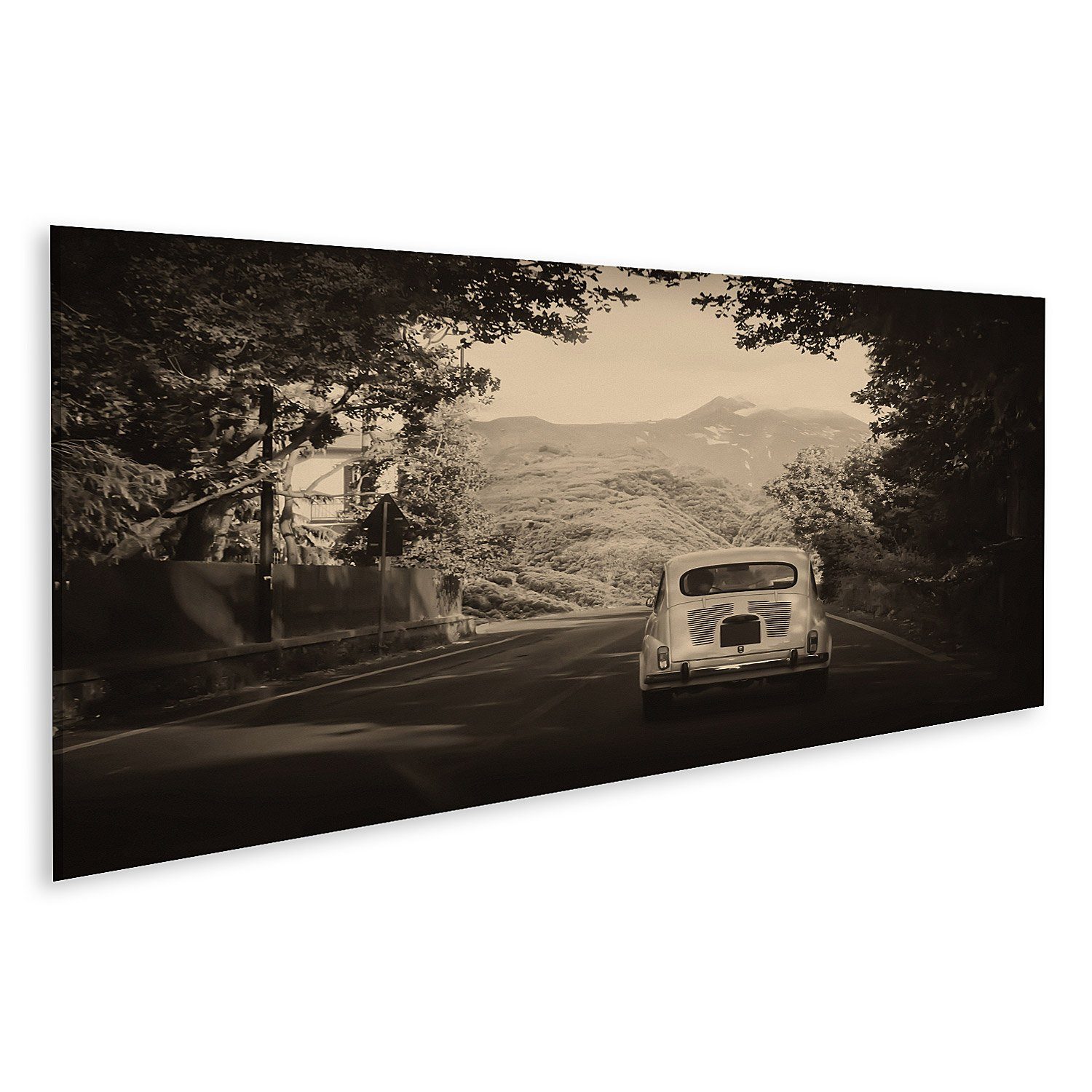 islandburner Leinwandbild Bild auf Leinwand Old Fashioned Auto Wandbild Poster Kunstdruck Bilder
