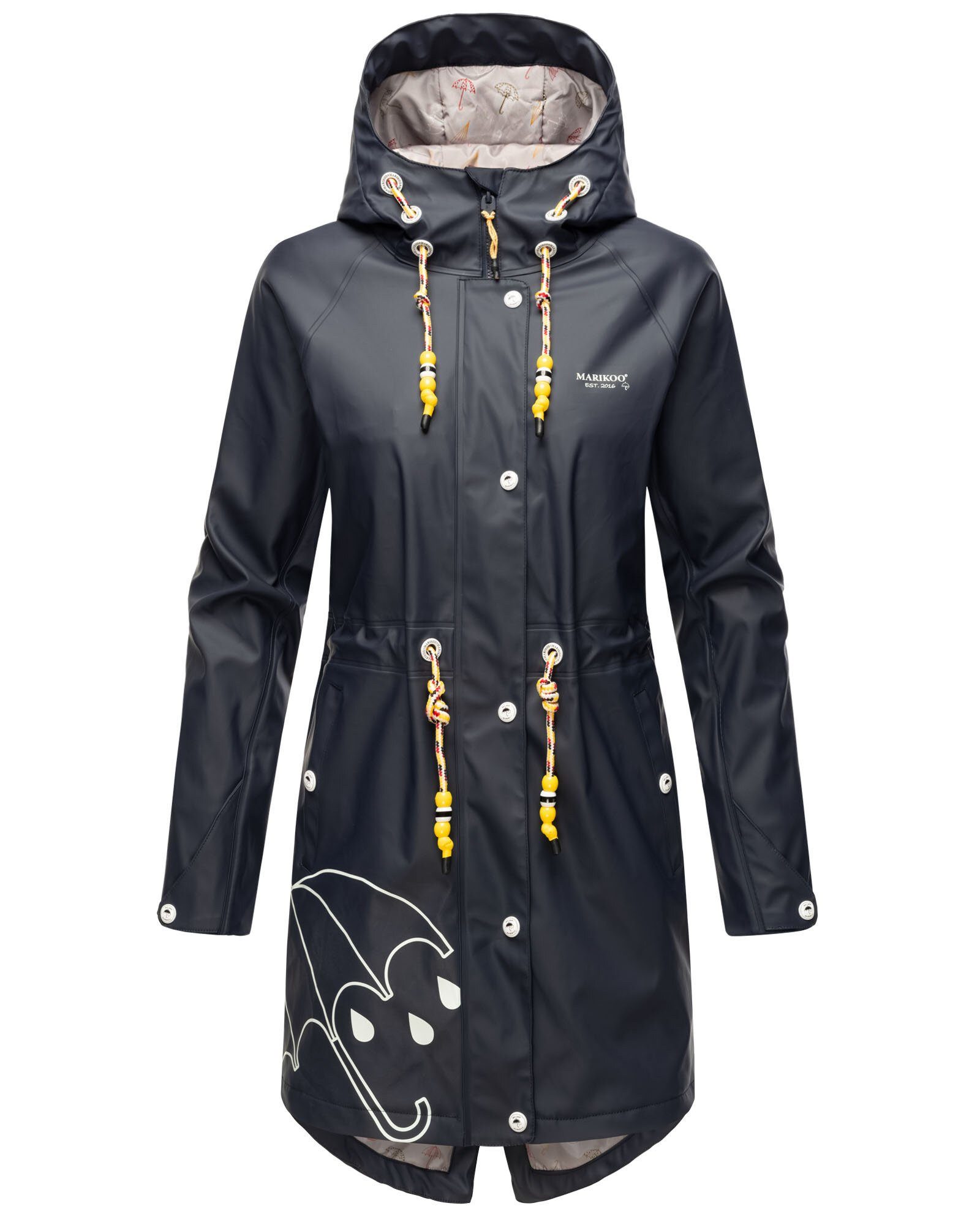 Marikoo Outdoorjacke Dancing Umbrella mit einer großen Kapuze