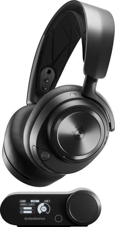 SteelSeries »Arctis Nova Pro Wireless« Gaming-Headset (Mikrofon abnehmbar, Noise-Cancelling, Bluetooth, Wireless)