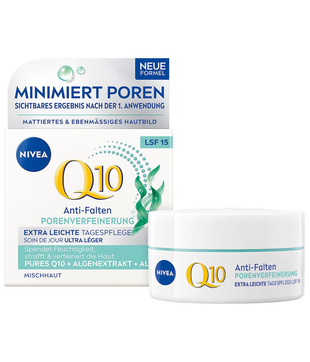 Tagescreme Q10 Anti-Falten Power Porenverfeinernde Tagespflege LSF 15 50ml