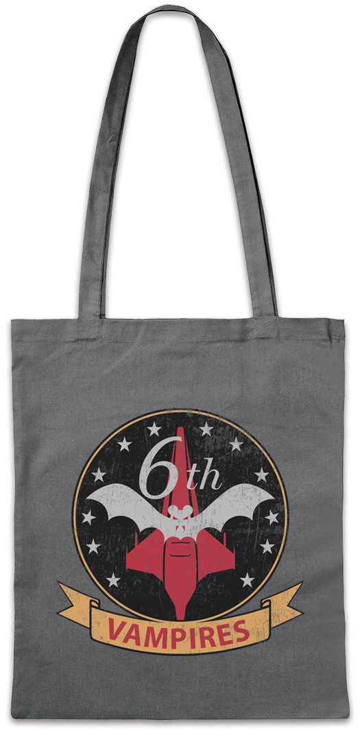 Beuteltasche Vampires Patch Stofftasche Lieutenant Galactica Space Ship Star