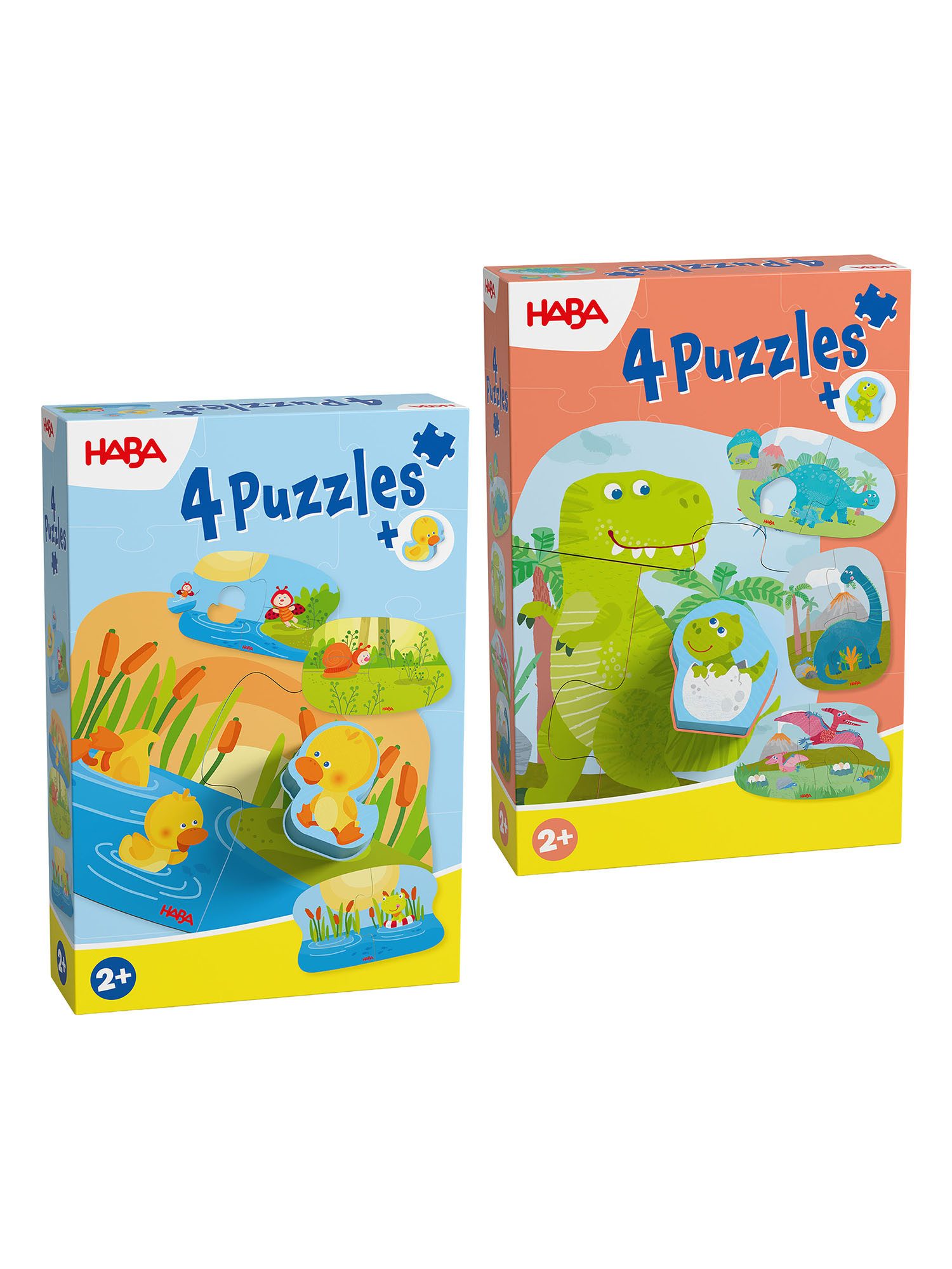Haba Steckpuzzle Puzzle-Set mit Holzfiguren, Puzzleteile, Puzzle zum Stecken, Holzsteckpuzzle, Shape Puzzle