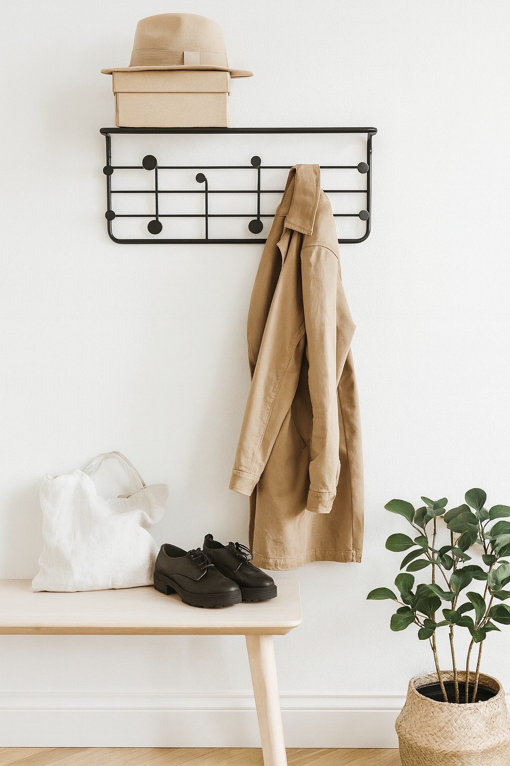 moebel-direkt-online Wandgarderobe Alexa (1 St), aus Metall günstig online kaufen