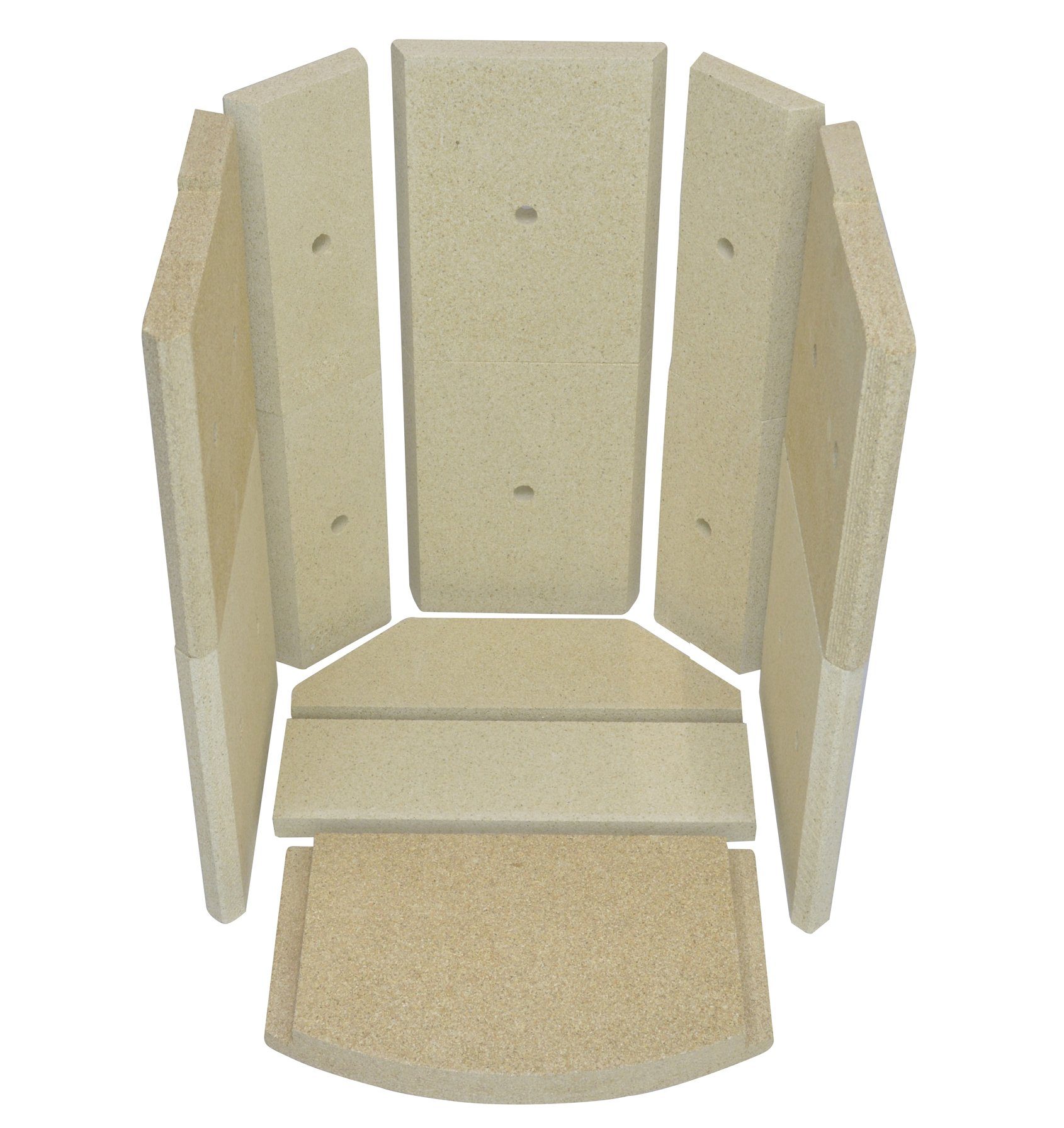 kaminXpert Feuerraumplatten für Fireplace Alicante Kaminofen Ersatzteil Feu günstig online kaufen