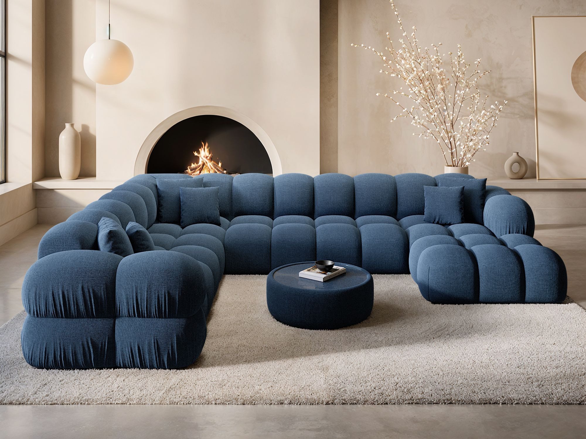 Sofa Dreams Wohnlandschaft Polster Wohnlandschaft Monteverde XXL U-Form, Wohnlandschaft, U-Form, Moderne Wohnlandschaft in U-Form, 2 Zierkissen inklusive