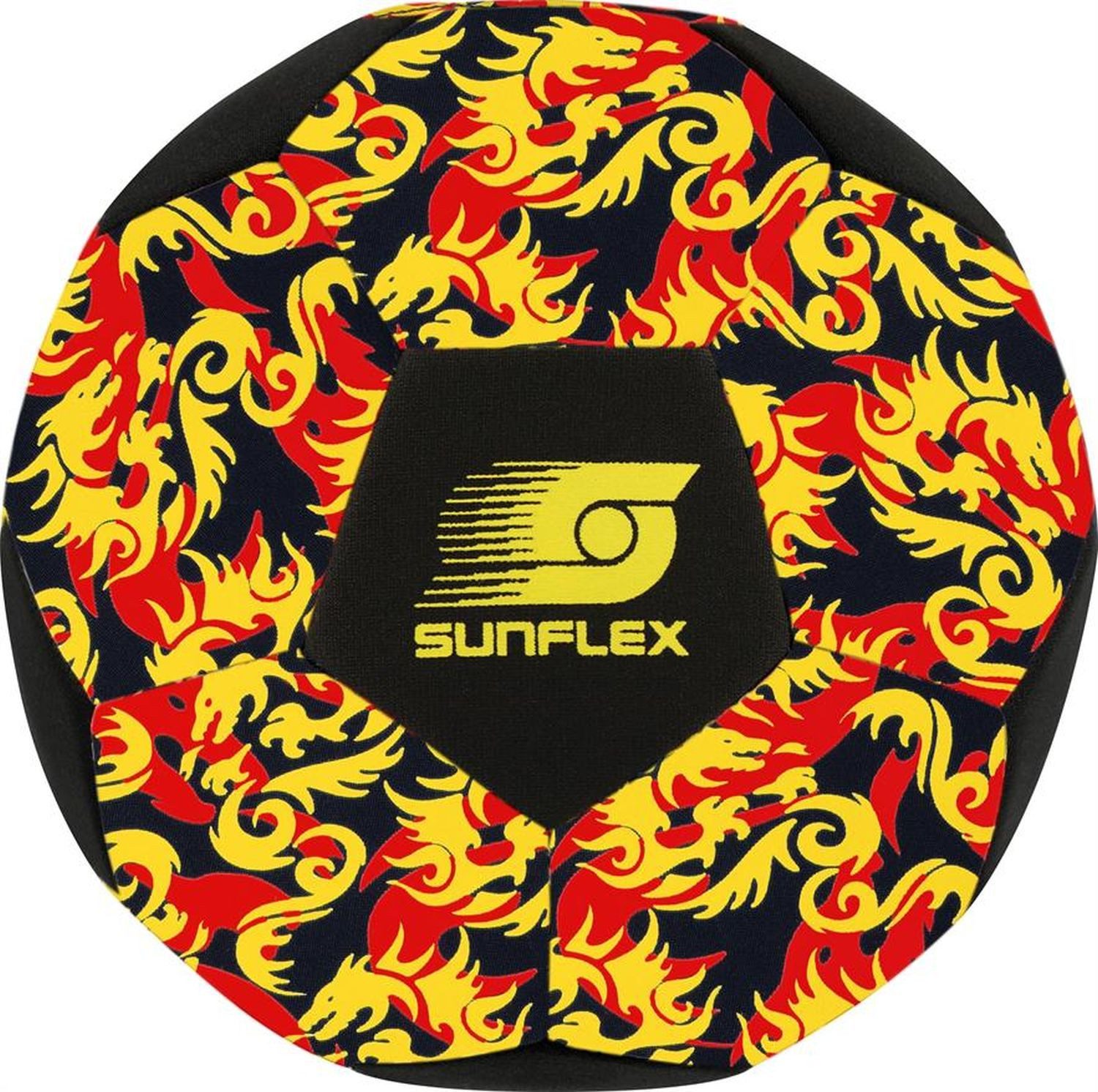 Fußball Neopren Fußball Size 5 Glow Flames Dragon