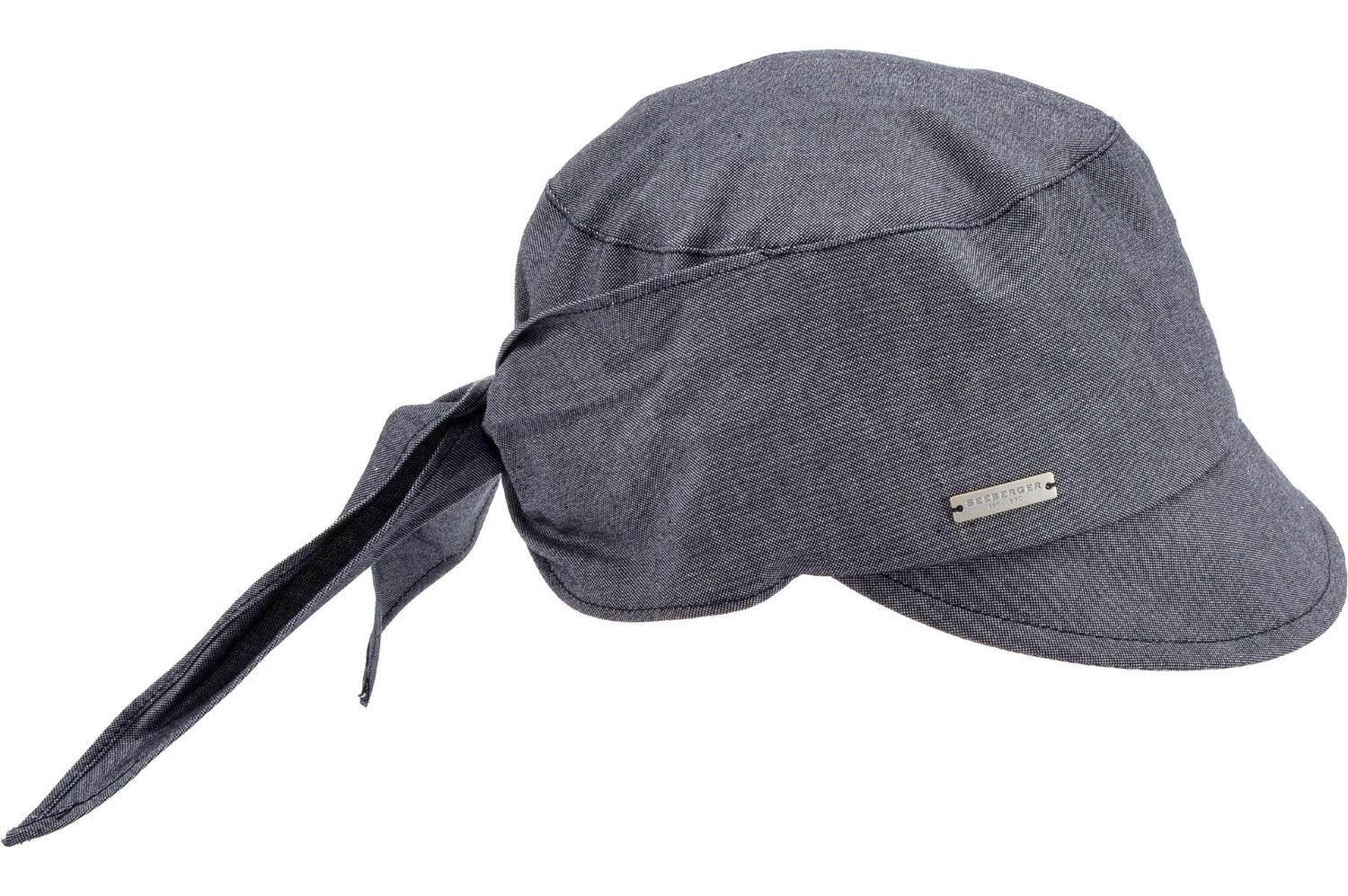 Seeberger Baseball Cap Chambraystoff Schirmmütze