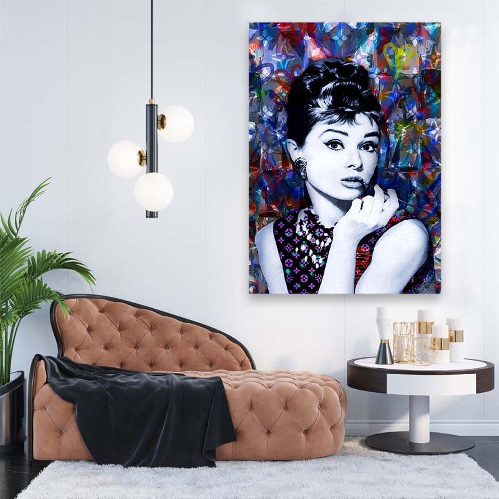Audrey Hepburn Bild Leinwand: Timeless Elegance in Every Stroke