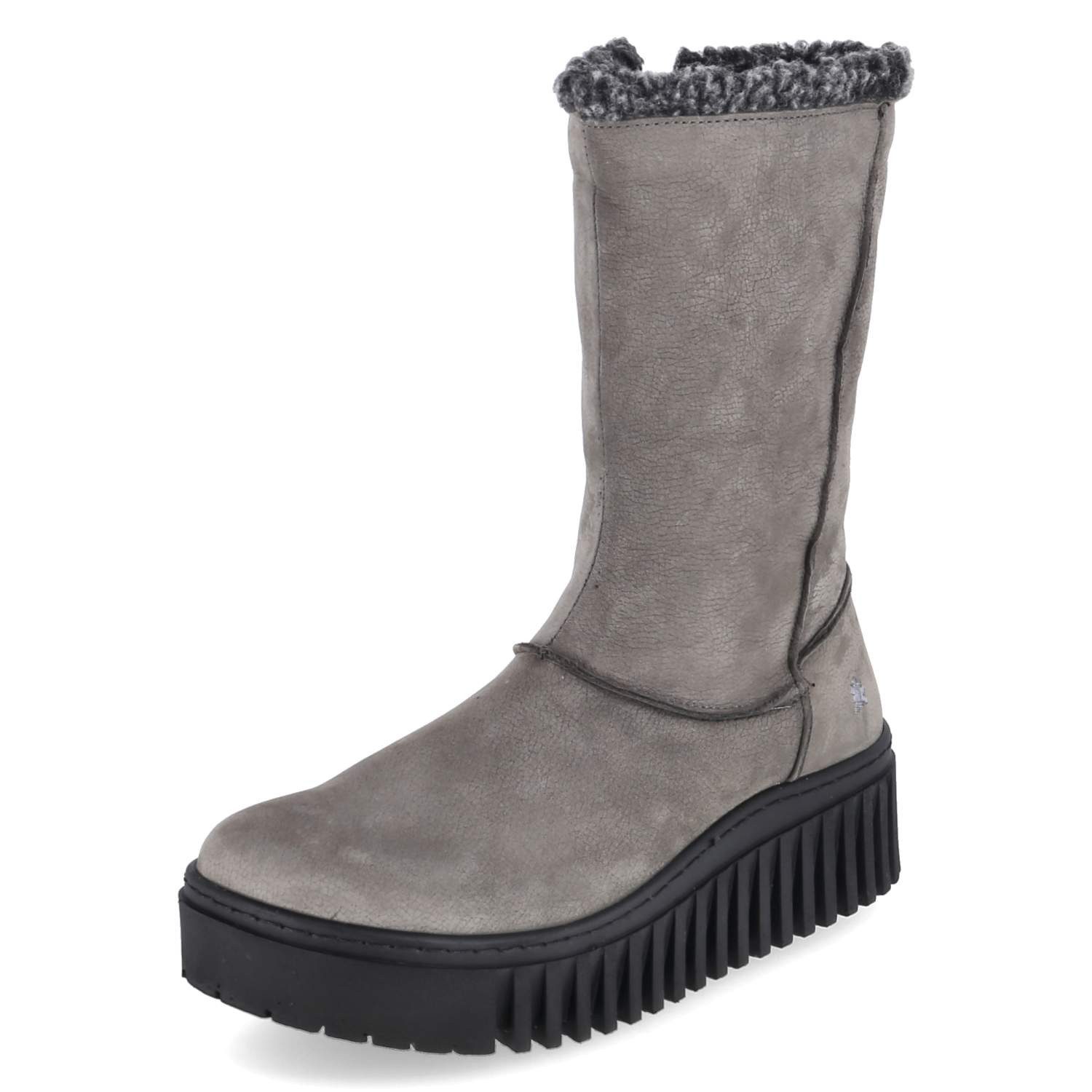 Art Art 1511 Nobuck Grey Damen Rauleder grey Winterstiefel
