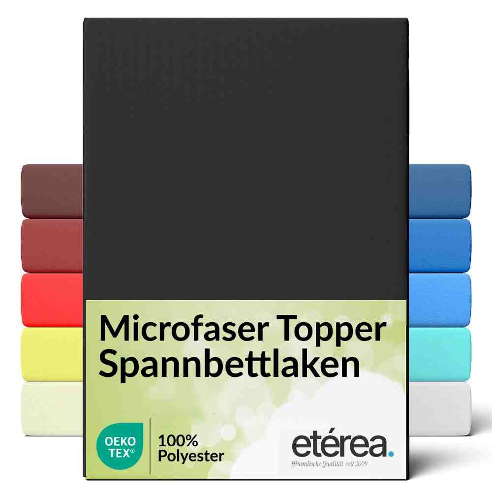 etérea Himmlische Qualität Spannbettlaken etérea Microfaser Topper Spannbettlaken, Microfaser, Gummizug: rundum, (1 Stück)