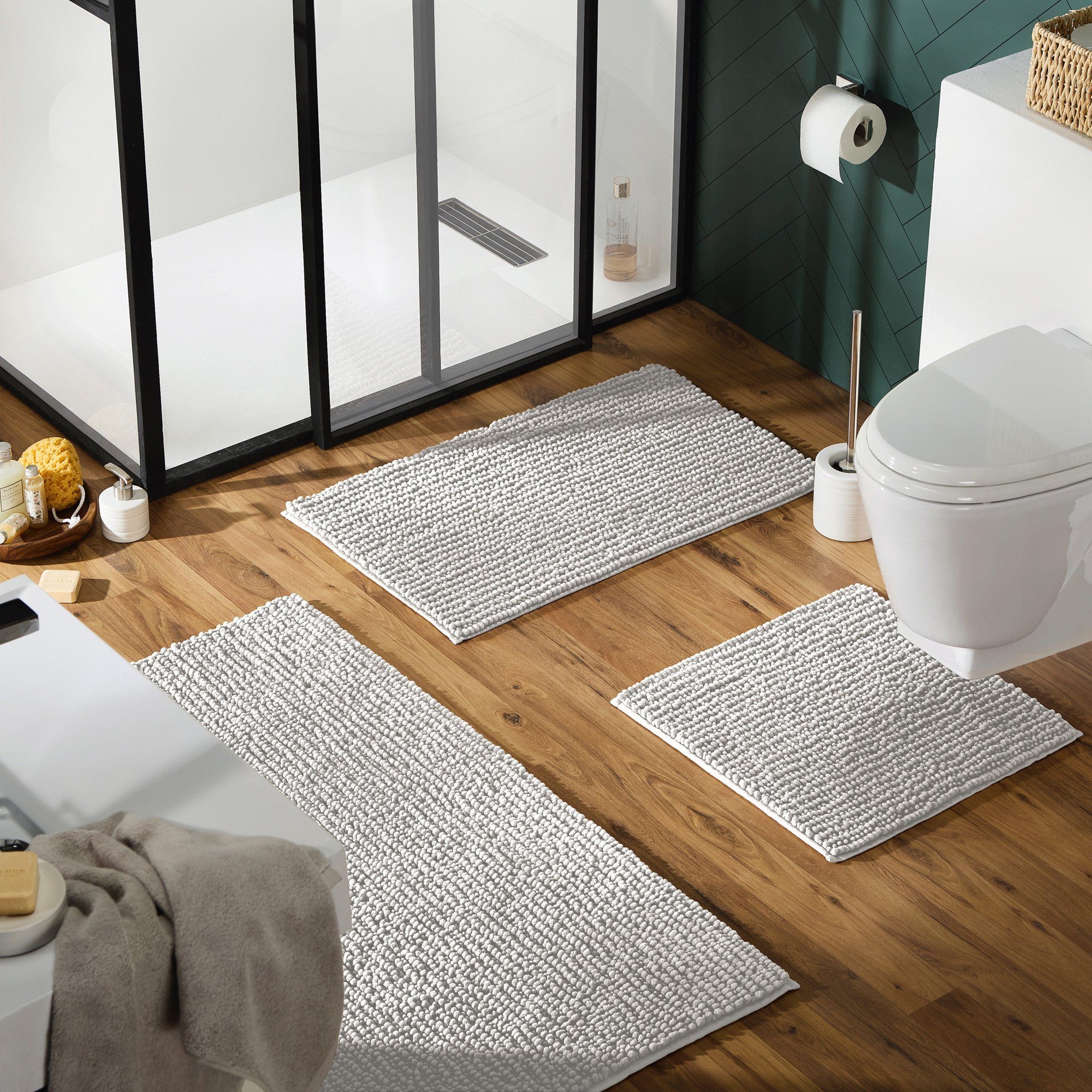 REDBEST Badematte WC-Vorlage "Arlington", Höhe 20 günstig online kaufen