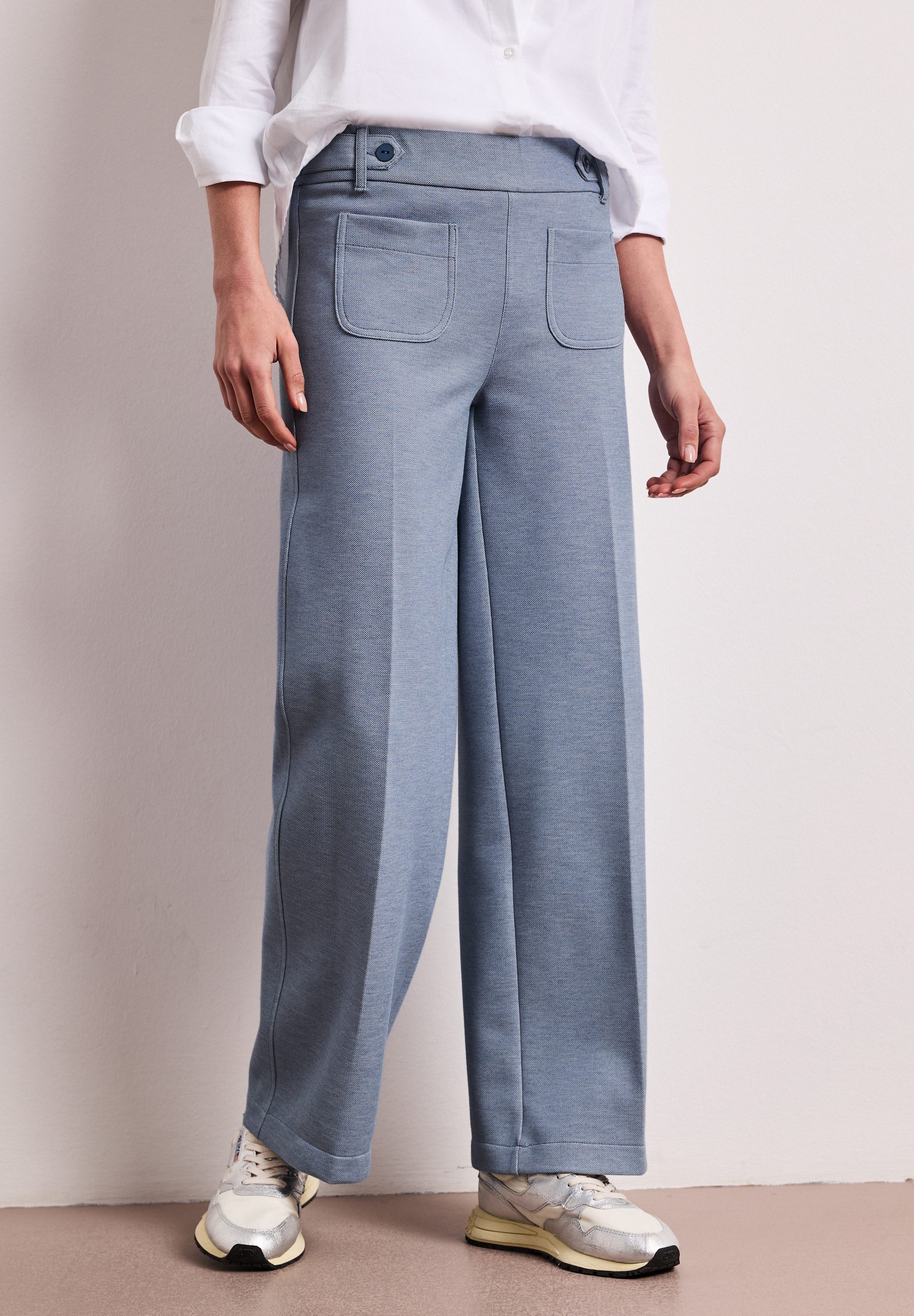 STREET ONE Stoffhose Middle Waist