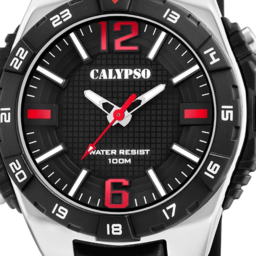 Herren Uhren CALYPSO WATCHES Quarzuhr UK5778/6 Calypso Herren Jugend Uhr Analog, Herren, Jugend Armbanduhr rund, Kunststoffarmba