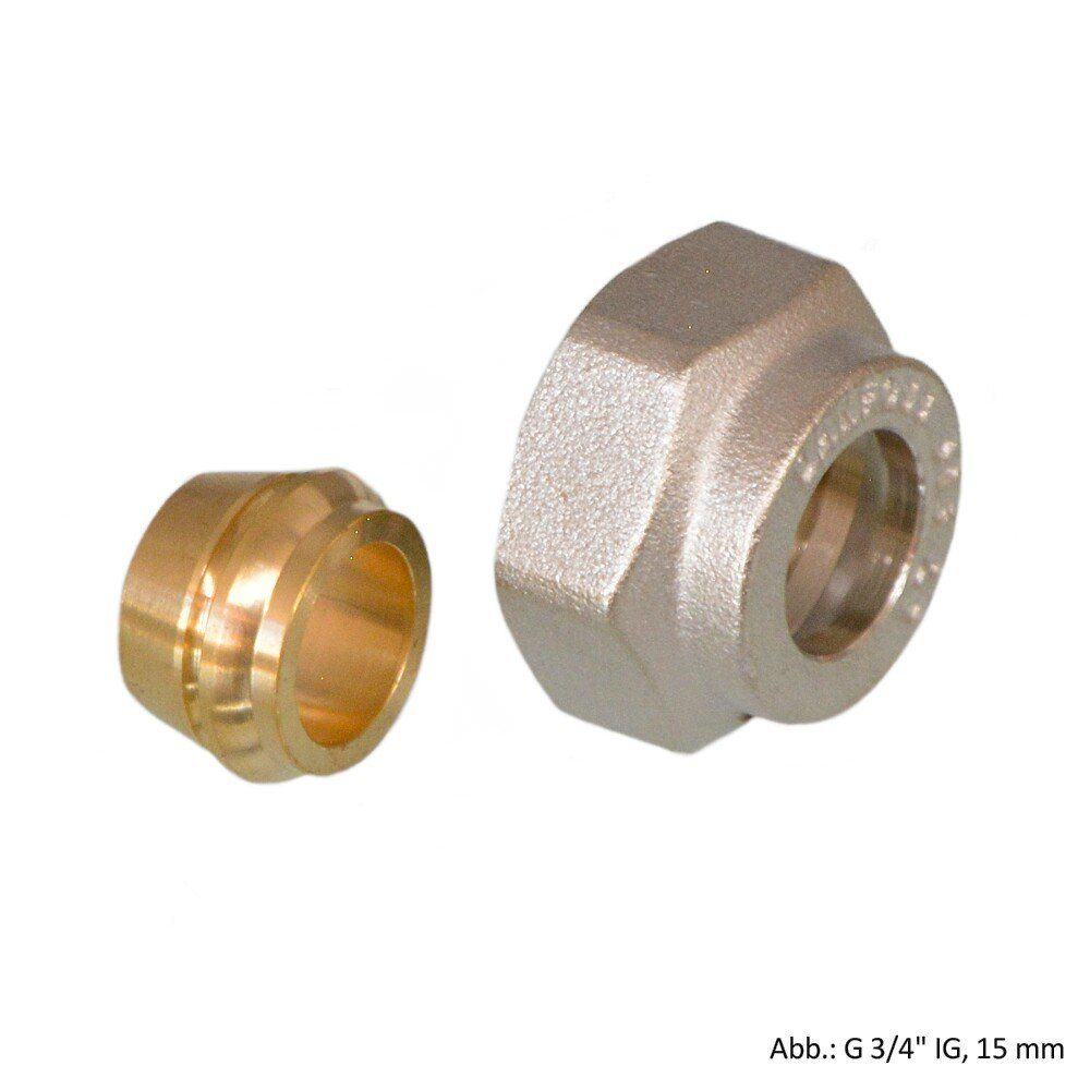 Heizkörper Danfoss Klemmverbinder 3/4" x 18mm f. Stahl- u. Kupferrohre, 013G4128