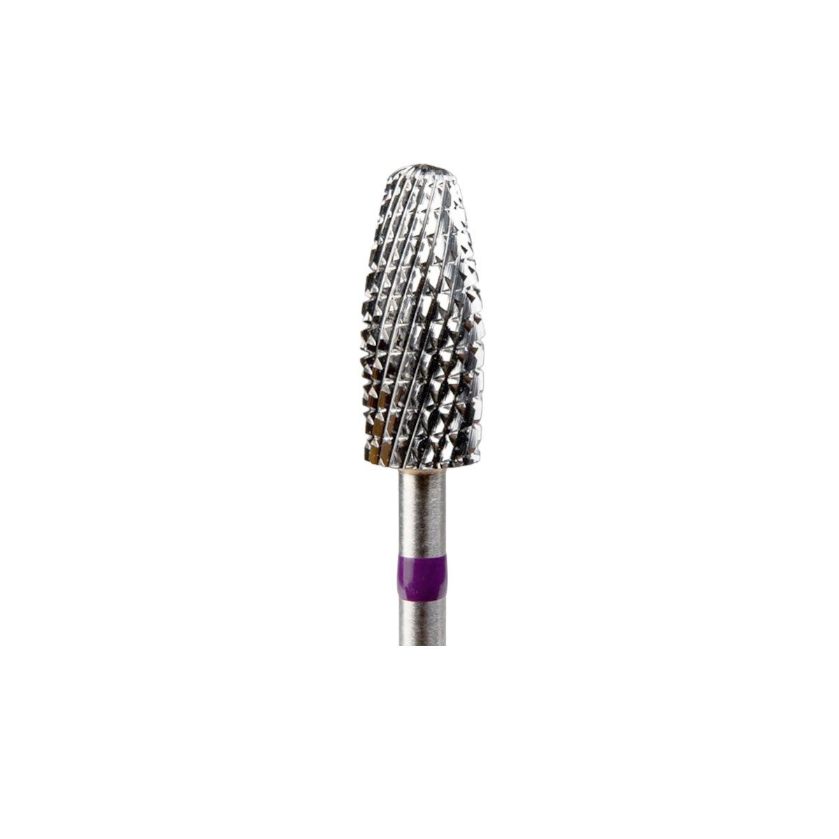GTM Beauty Nageldesign Zubehör GTMBeautyHartmetallfräserRundbogen mitl Krezverzahnung lila Ringø6,0mm