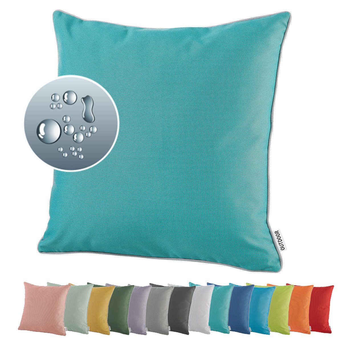 heimtexland Декоративные подушки Outdoorkissen Garten Deko Outdoor Подушки gefüllt, schmutz- und wasserabweisend