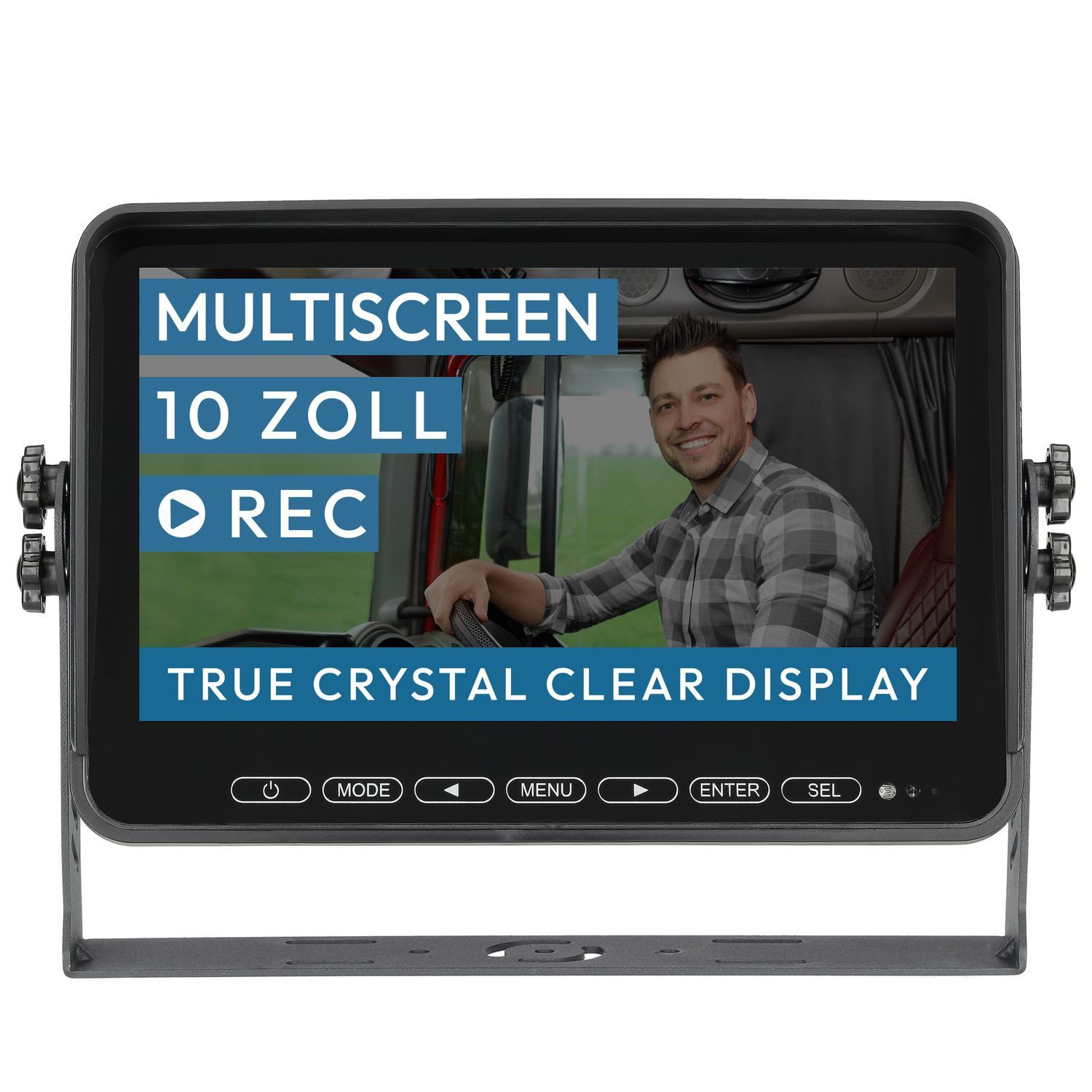 VSG24 10" Rückfahrmonitor QUADVISION 10 PRO - 13170 Rückfahrkamera