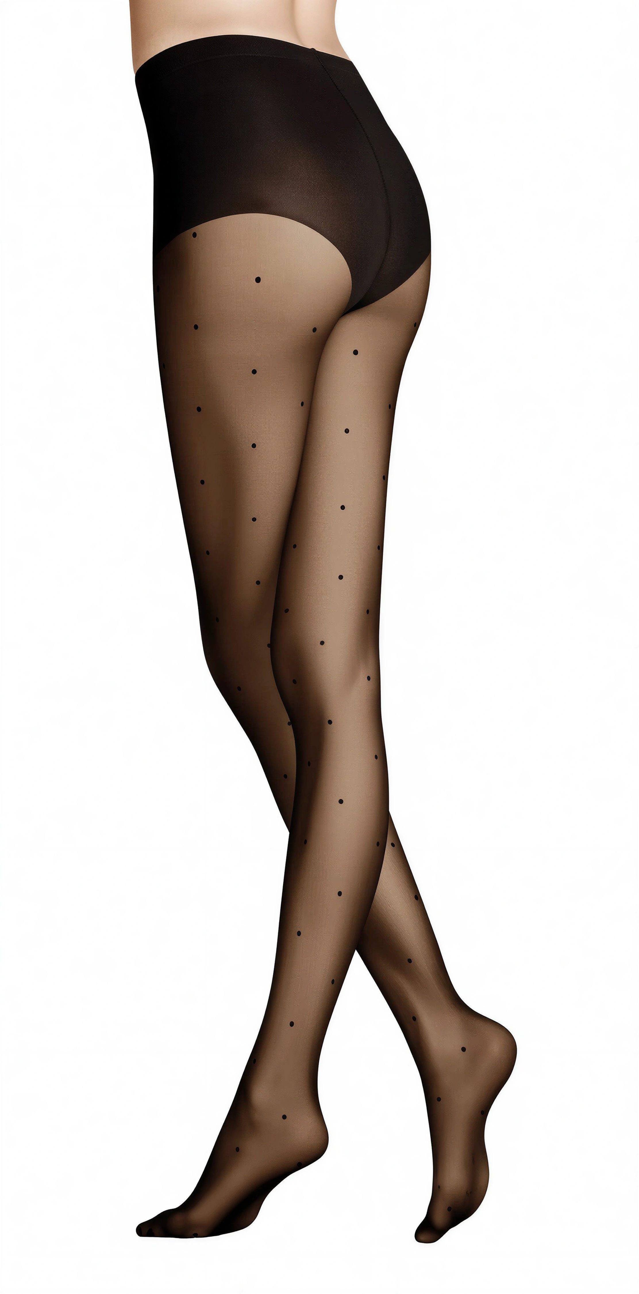 KUNERT Feinstrumpfhose Damen CLASSIC DOTS 20 DEN 20 DEN (1 St) transparent & matt