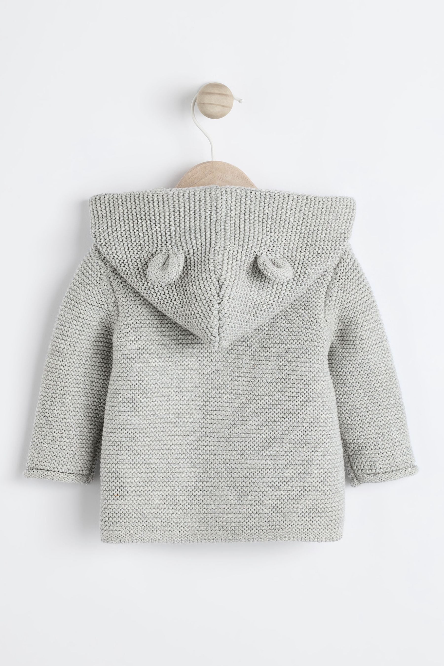 Next Strickjacke Baby Strickjacke mit Kapuze (1-tlg) – Bild 3 von 5