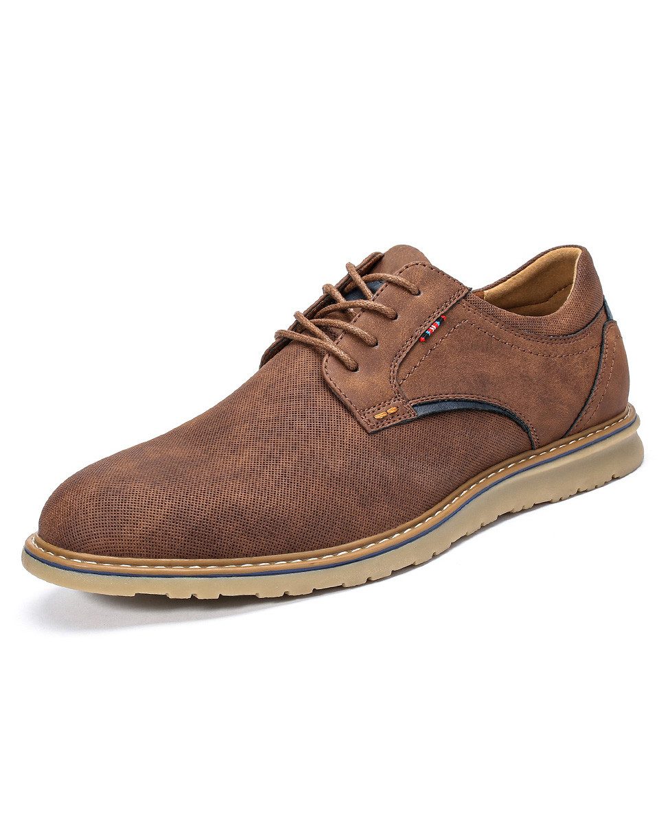 Allthemen Schnürschuh Herren Schnürschuhe im Vintage Look Business-Casual Freizeitschuhe