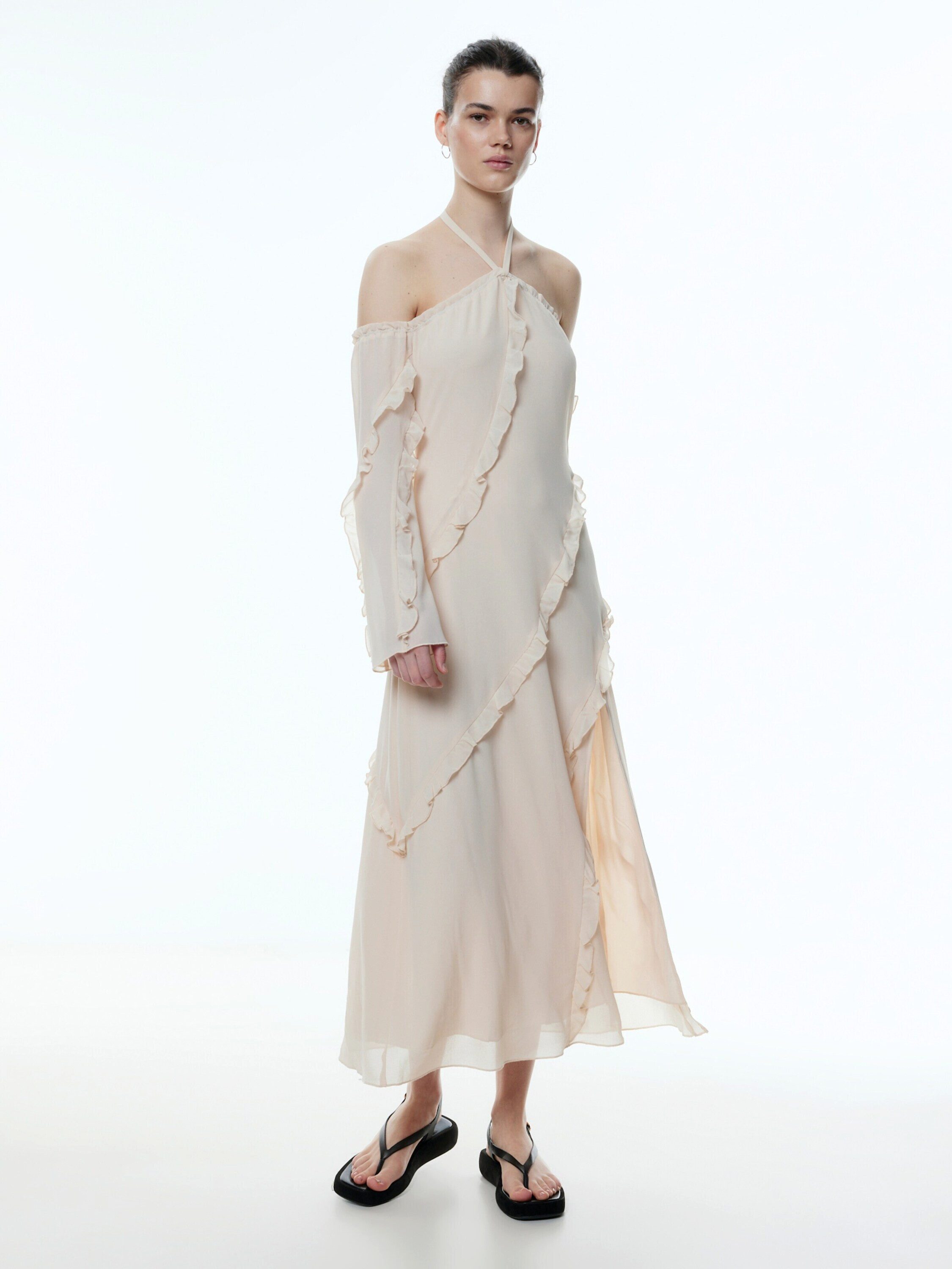 EDITED Sommerkleid Katjana (1-tlg) Drapiert/gerafft