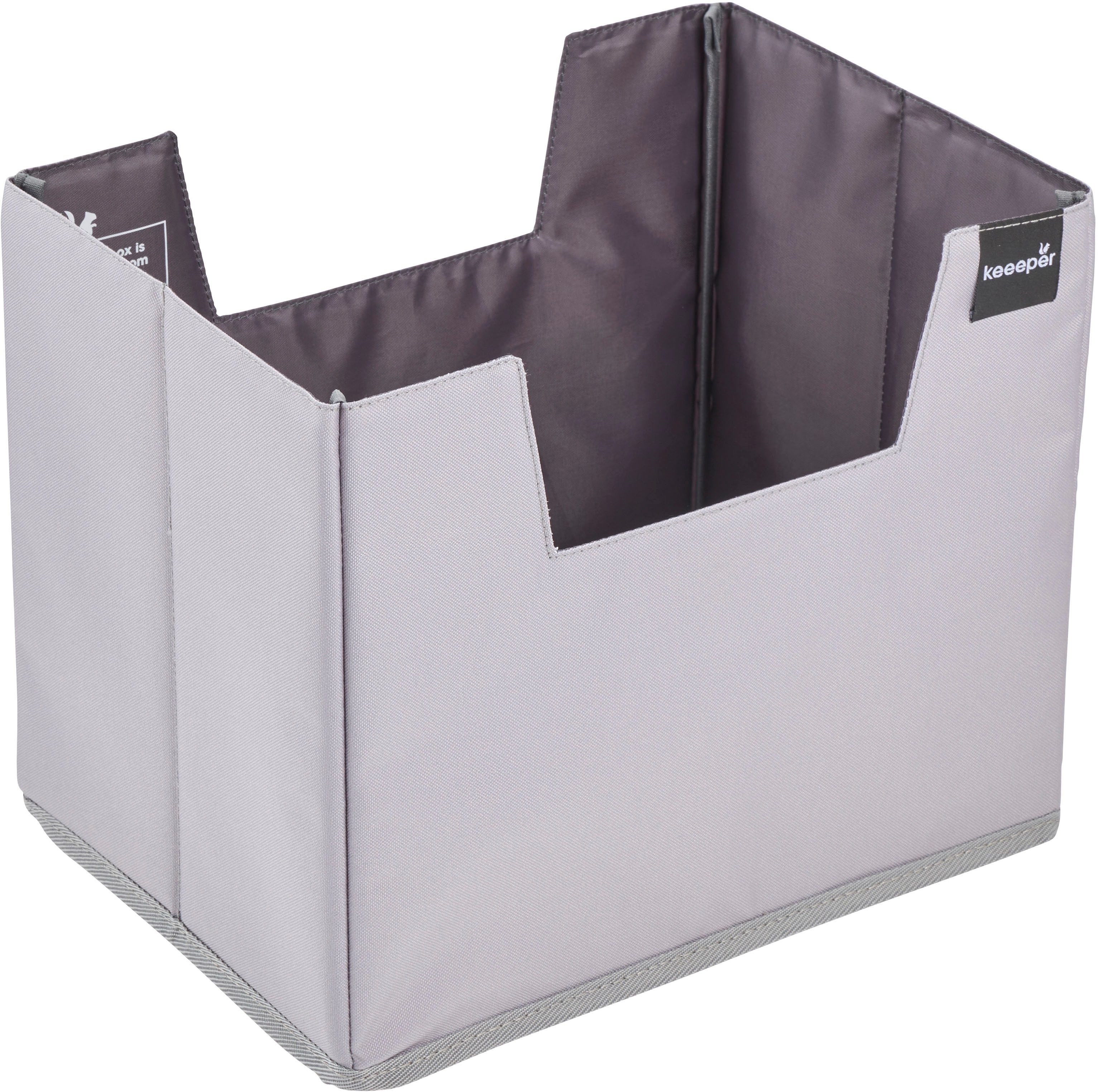 keeeper Faltbox neo, faltbarer Einkaufsorganizer für Klappboxen (1 St), aus recycelten PET-Flaschen
