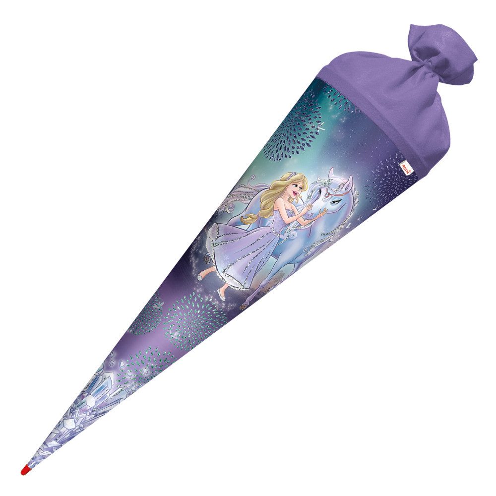Roth Christbaumspitze Roth Schultüte Königin im Eis Filz rund 70cm