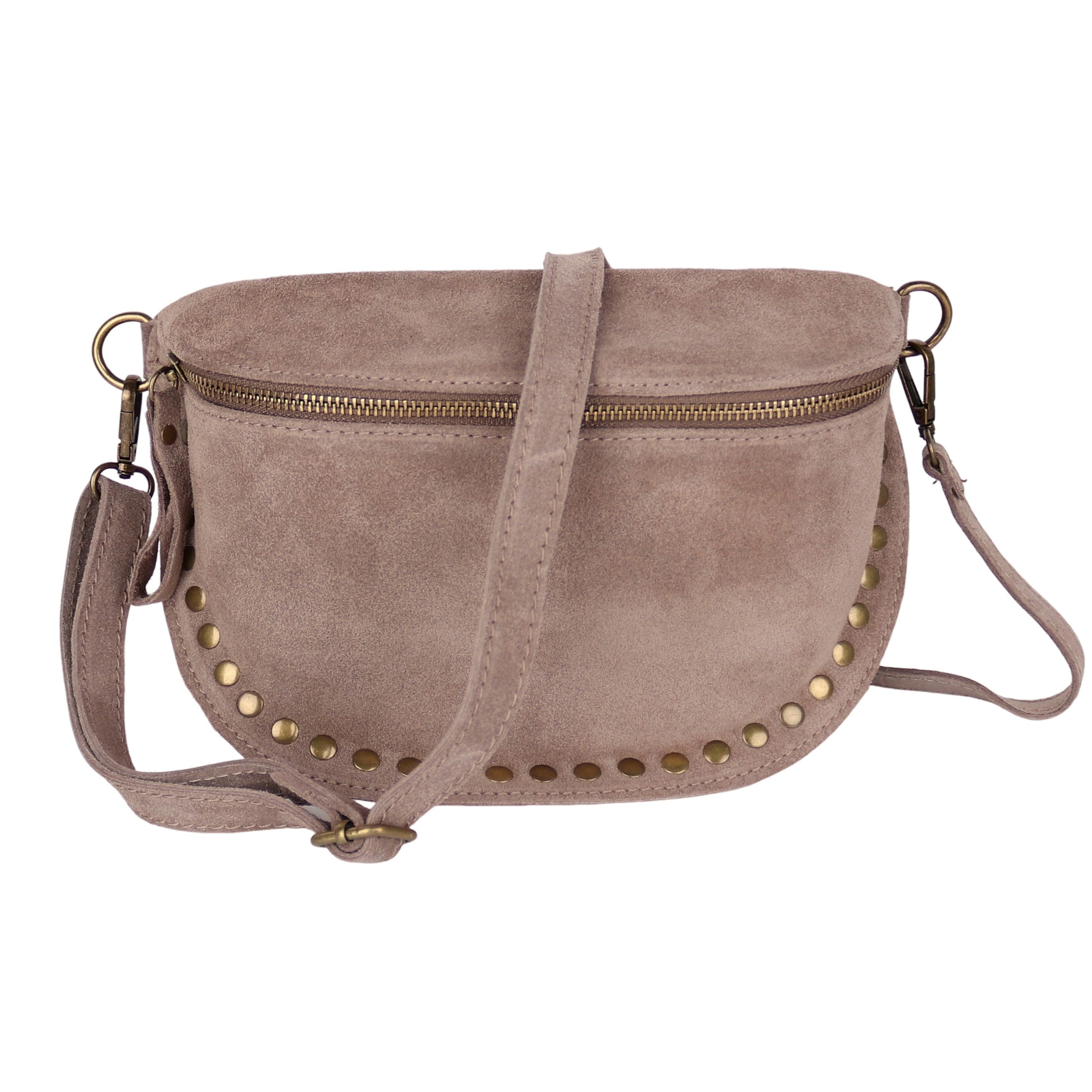 MIRROSI Bauchtasche Damen, Echtleder, Leder, Made günstig online kaufen