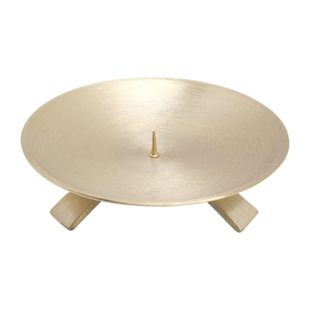 NKlaus Tischkerzenhalter Dreifußleuchter Ø13cm mit Dorn günstig online kaufen