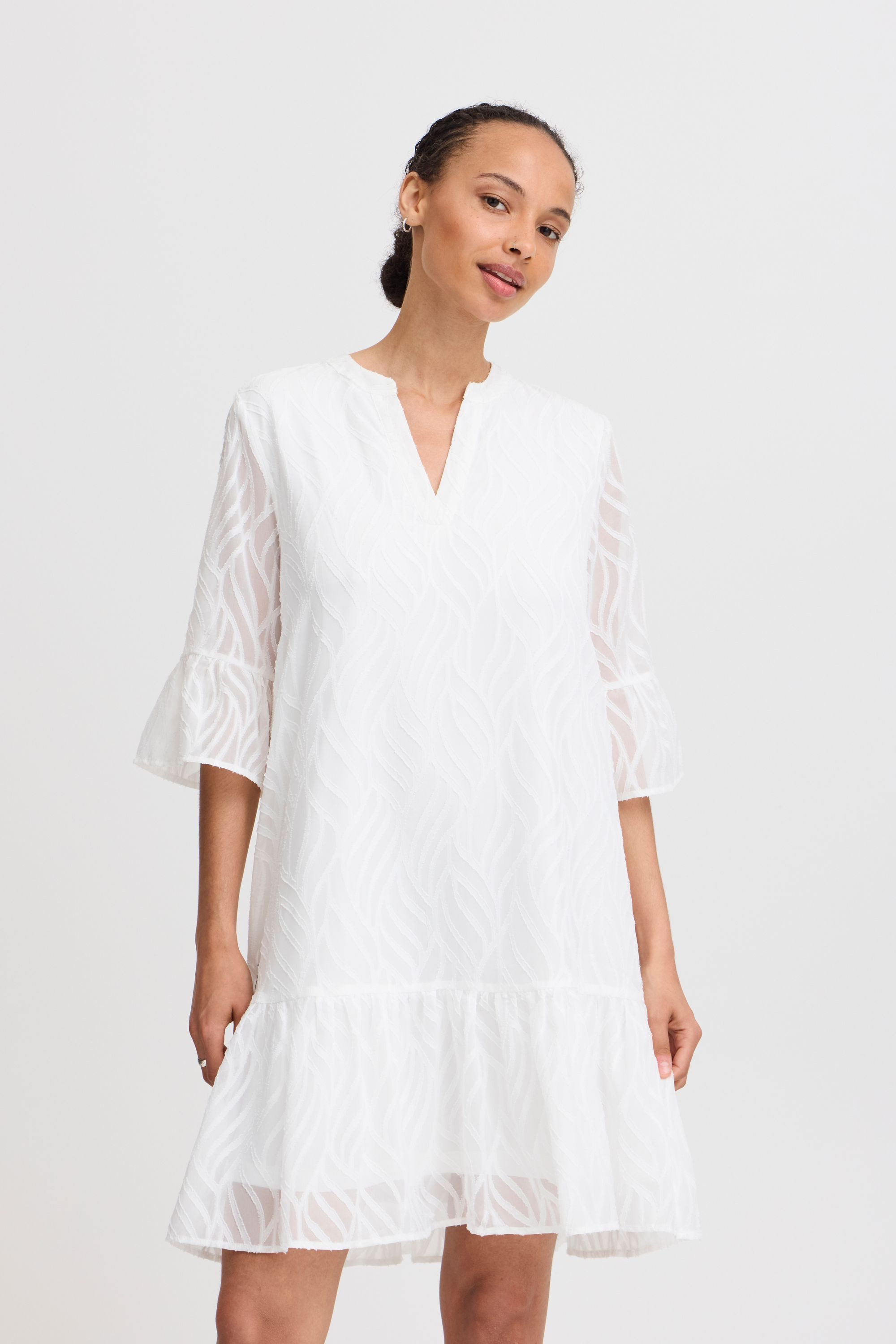 b.young A-Linien-Kleid BYFRIKKE VNECK DRESS - günstig online kaufen
