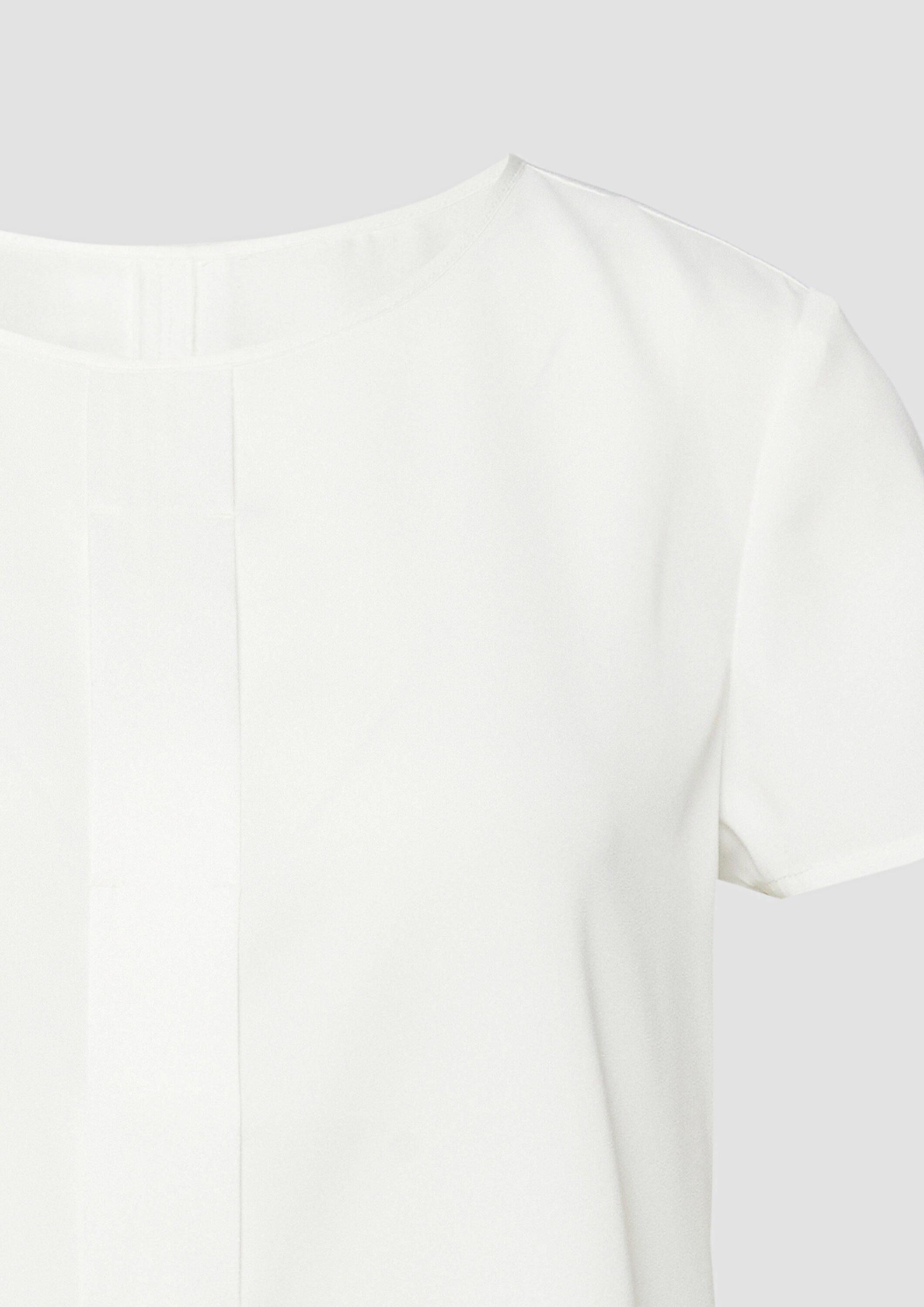 s.Oliver Kurzarmbluse Bluse Lockeres Blusenshirt