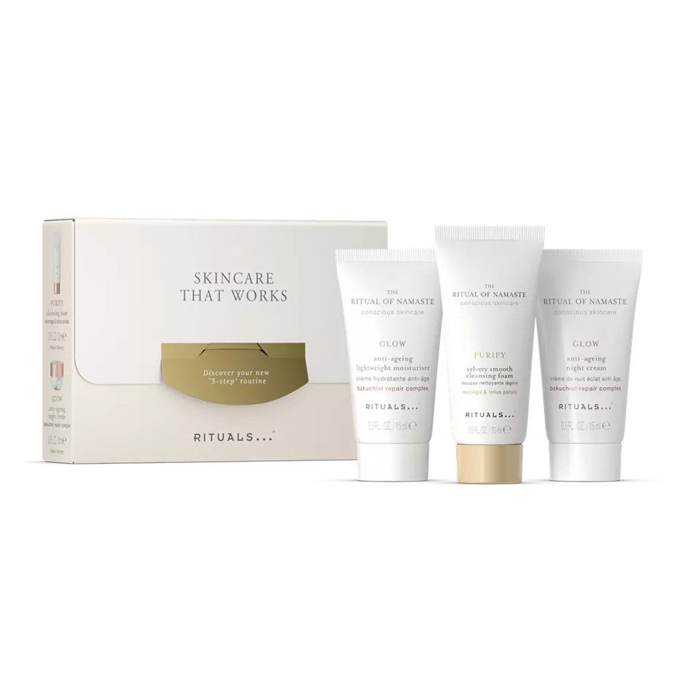 Rituals Pflege-Geschenkset Rituals Luxury Skincare Gift Set, 3-tlg., Pflegendes Set für Gesicht und Körper
