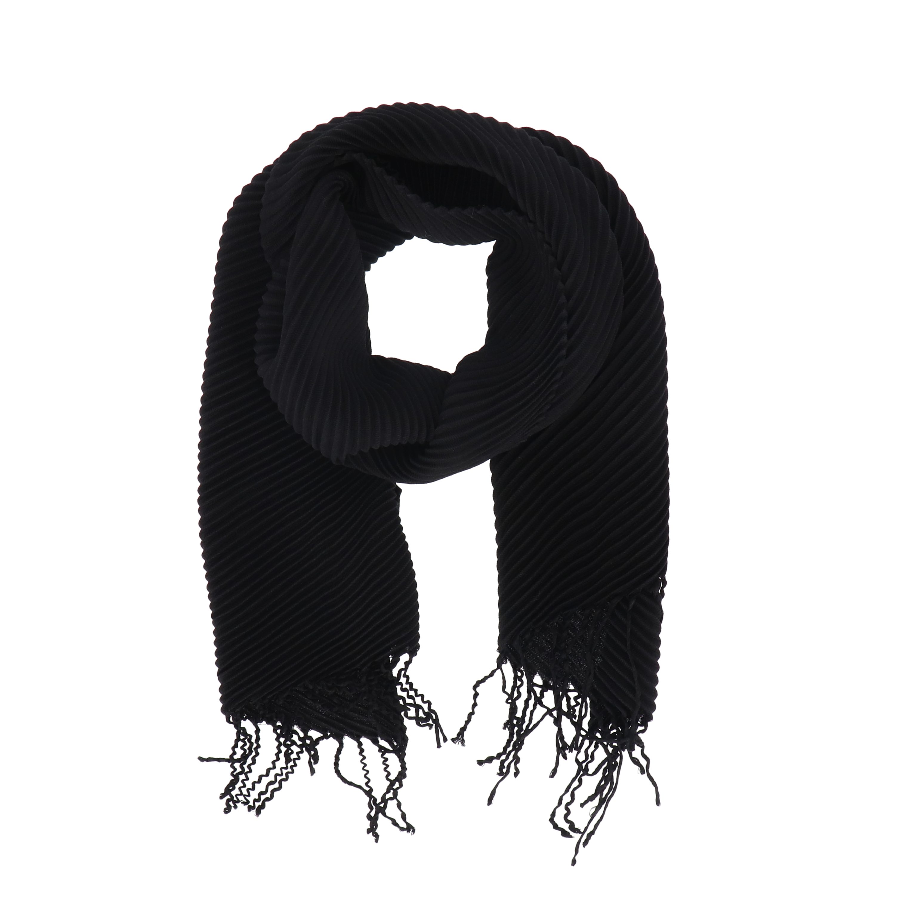 halsüberkopf Accessoires Modeschal Schal Pashmina Plissee, in tollen Farben!