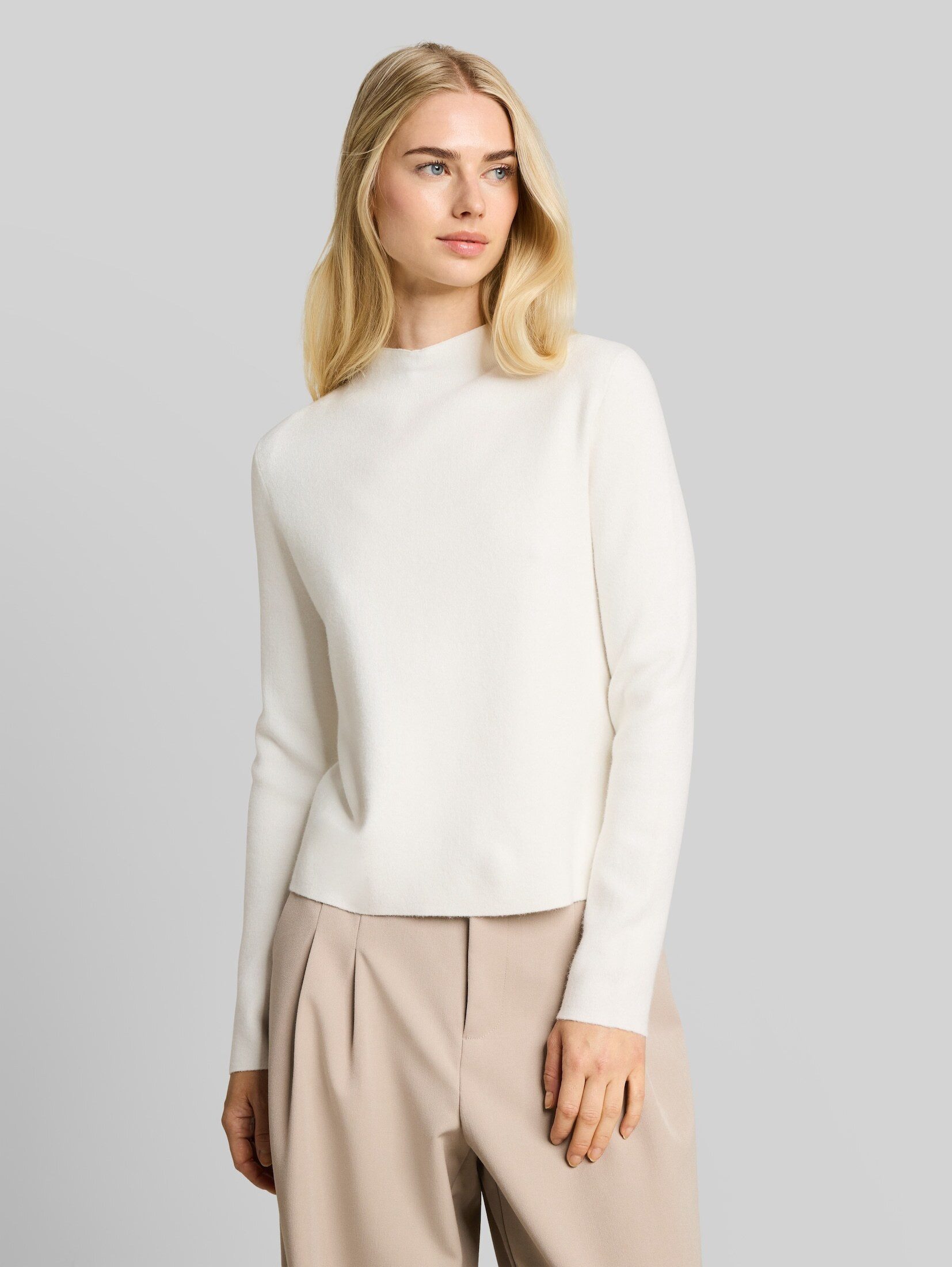 TOM TAILOR Denim Strickpullover Pullover & Strickjacken Strickpullover mit Stehkragen
