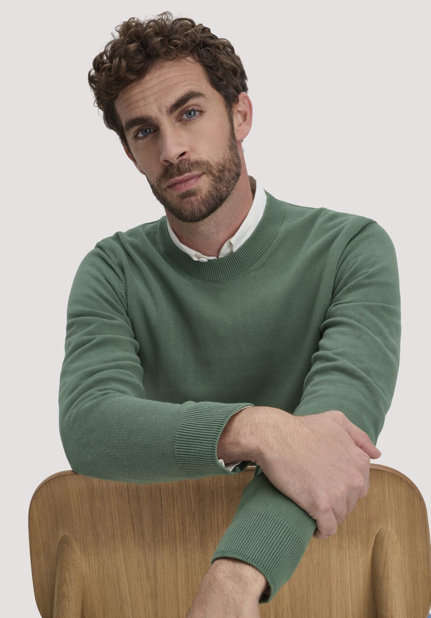 Hessnatur Strickpullover aus reiner Bio-Baumwolle (1-tlg)