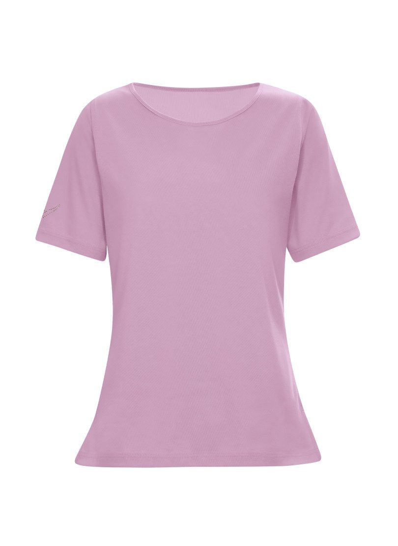 Trigema T-Shirt "TRIGEMA T-Shirt DELUXE Baumwolle mit Kristallsteinen", (1 günstig online kaufen