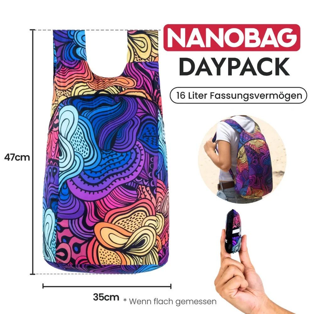 Nanobag Mini Bag Daypack - ultraleichter Rucksack für jeden Tag (1-tlg)