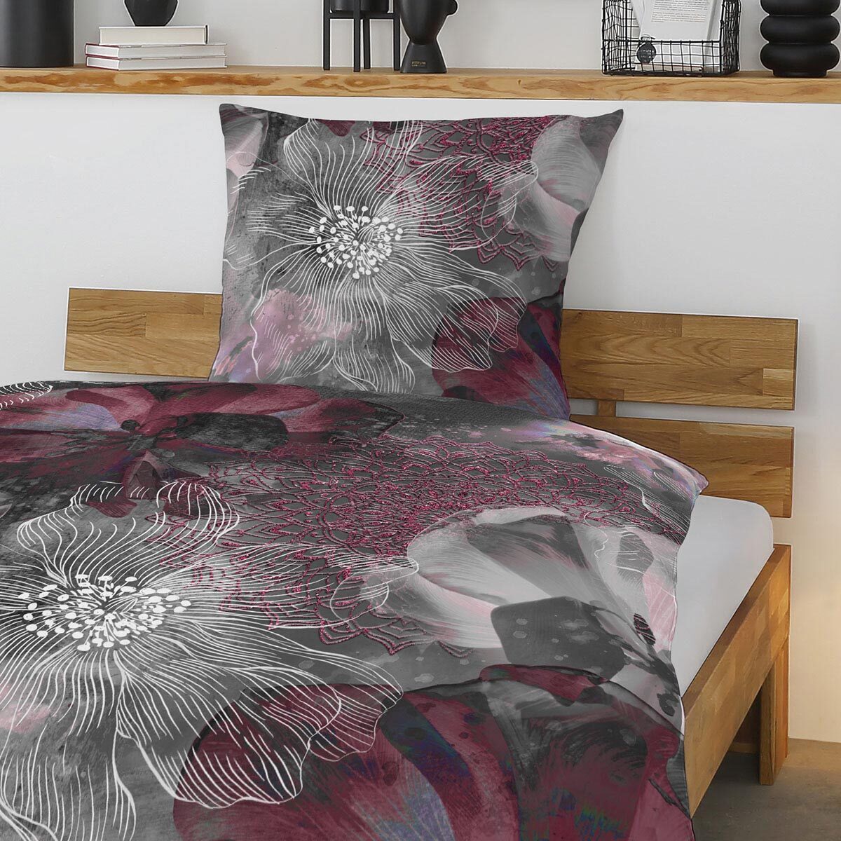 TRAUMSCHLAF Bettwäsche Freda, Mako Satin, 2 teilig günstig online kaufen