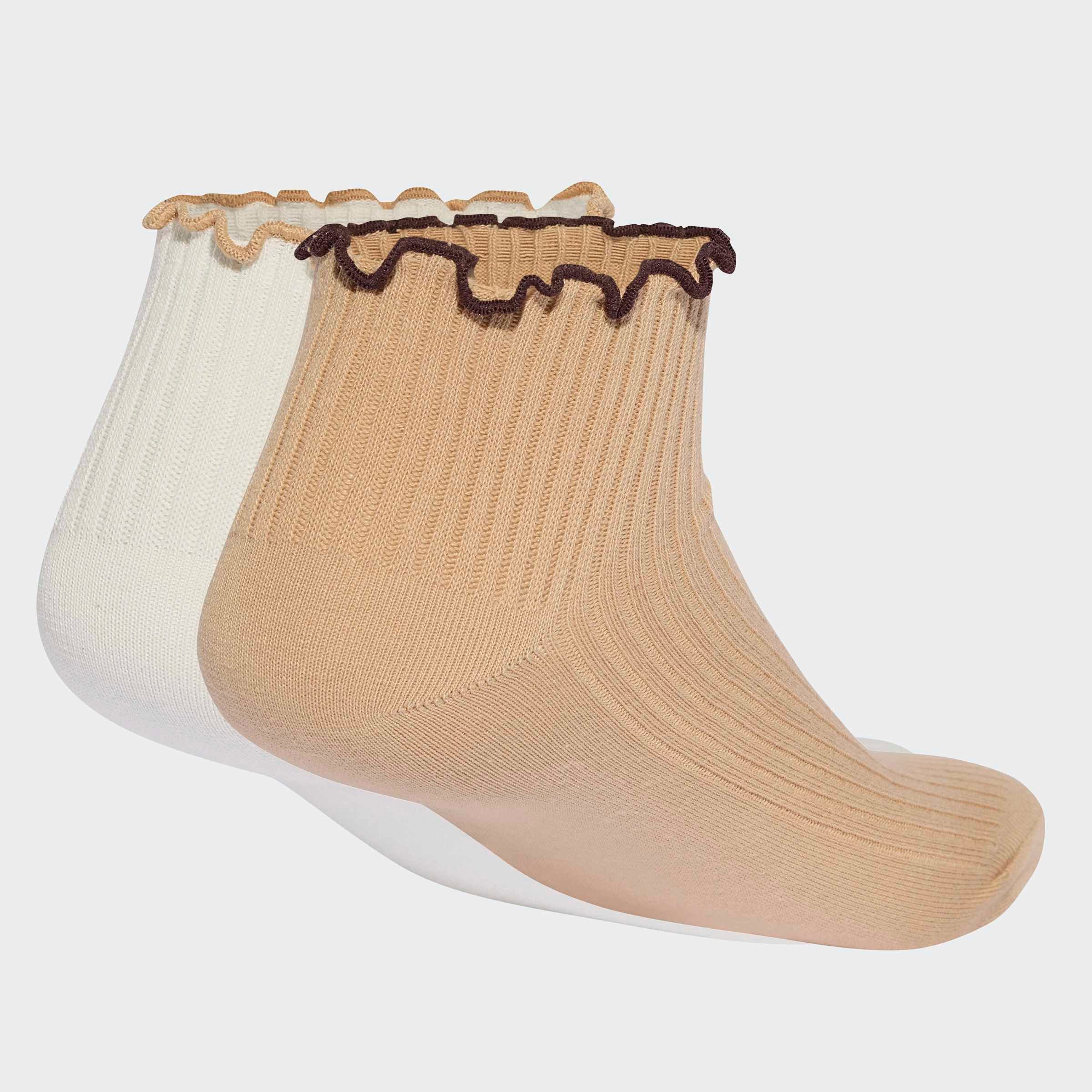 adidas Originals Sportsocken RUFFLE QUARTER (2-Paar)