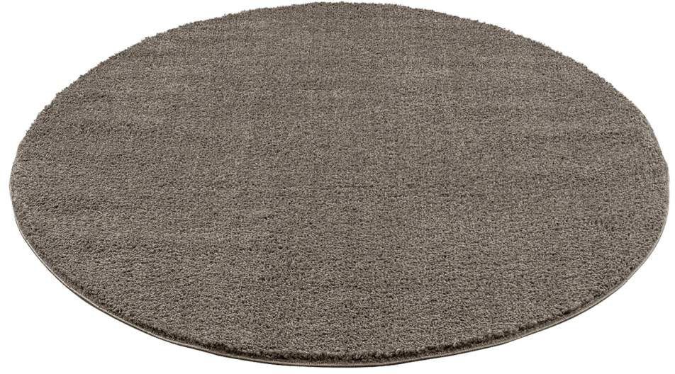rund, Carpet City, weich, Shaggy besonders Höhe: 30 Polyester Teppich, Farben Plainy, Hochflor-Teppich Uni mm,