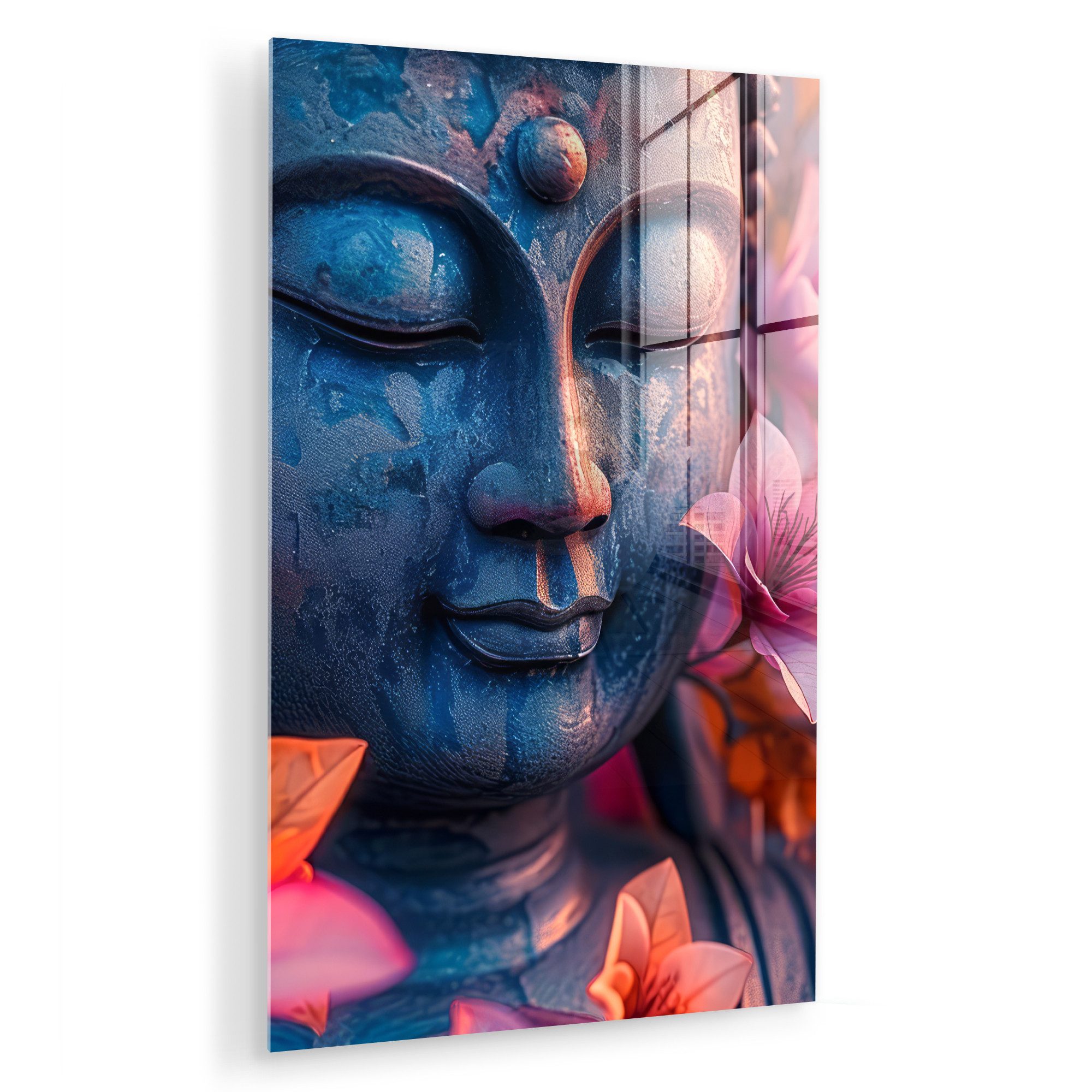MuchoWow Acrylglasbild Buddha - Porträt - günstig online kaufen