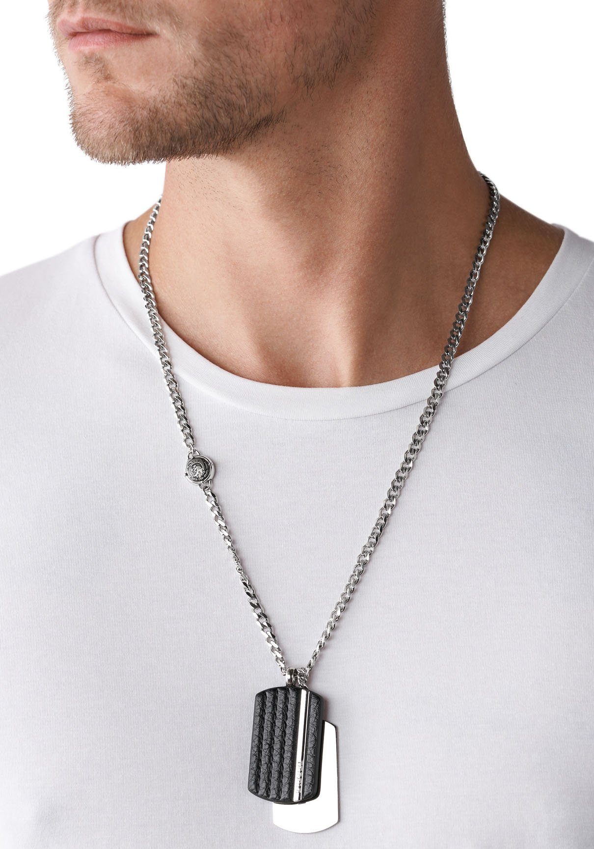 Diesel Kette mit Anhänger Schmuck Edels... Diesel Kette mit Anhänger Schmuck Edels...