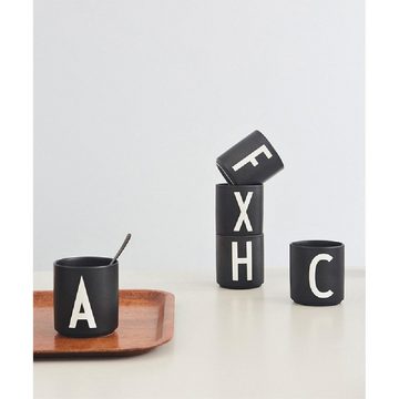 Design Letters Tasse Tasse Schwarz D