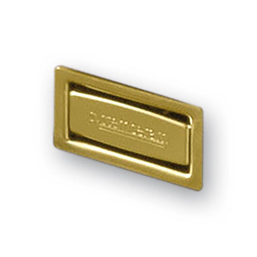 Systemceram Einbauspüle Überlauf eckig Mattgold