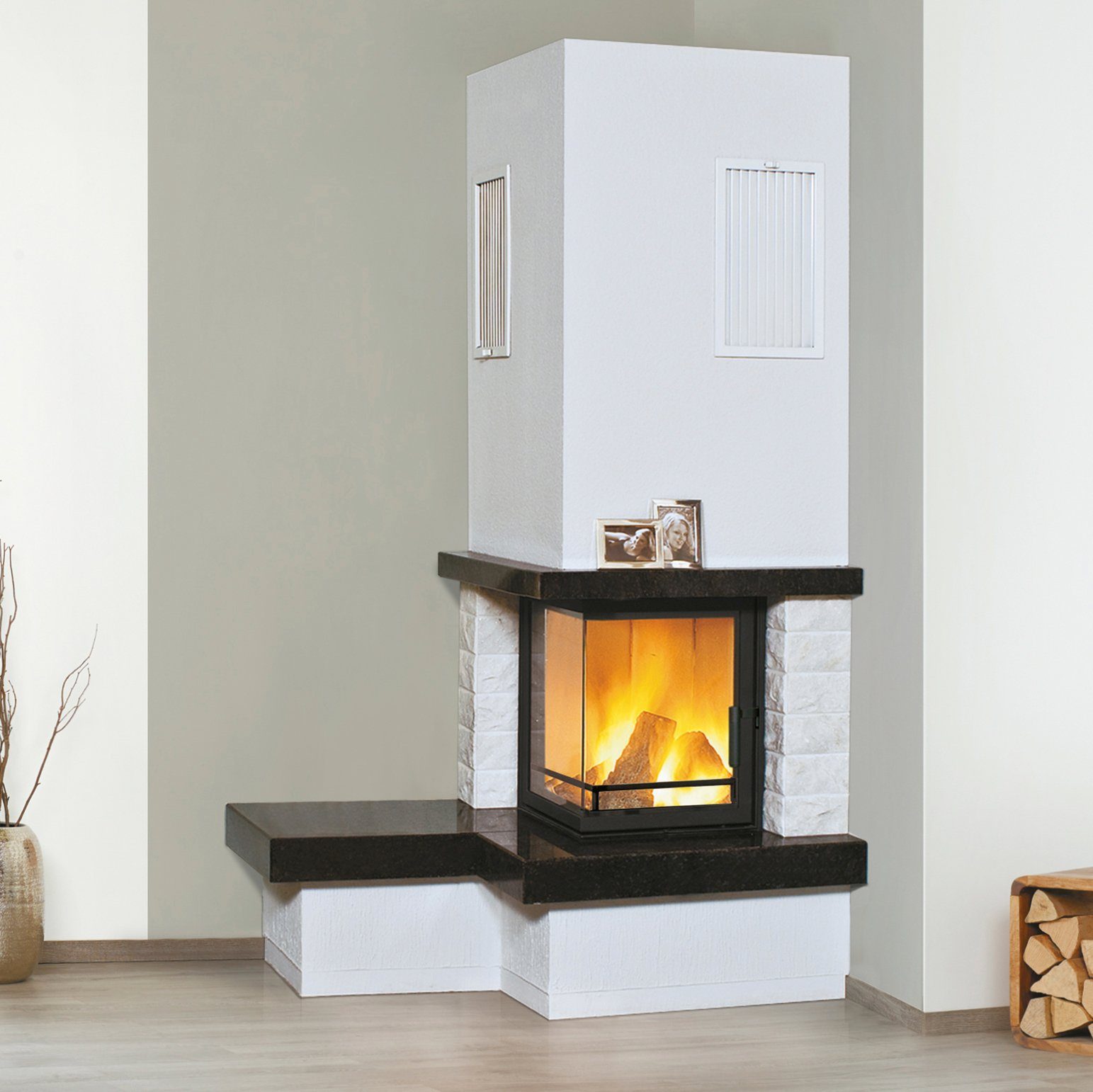 HARK Kaminbausätze »Nebraska Bank Links«, 8 kW, Zeitbrand, Aufbaumaterial b günstig online kaufen