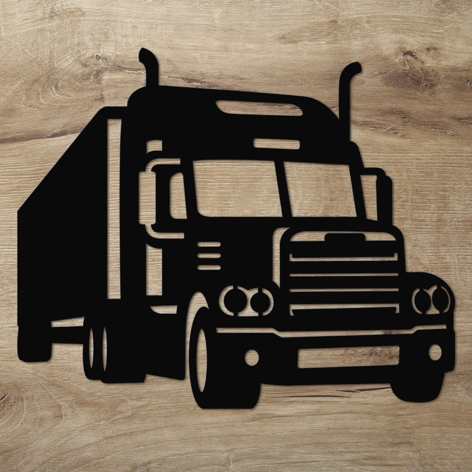 Namofactur 3D-Wandtattoo Deko LKW Spedition Wandbild Lastwagen Truck Deko, Wand Deko Laster / Brummi Wandgestaltung Wohnzimmer Schlafzimmer