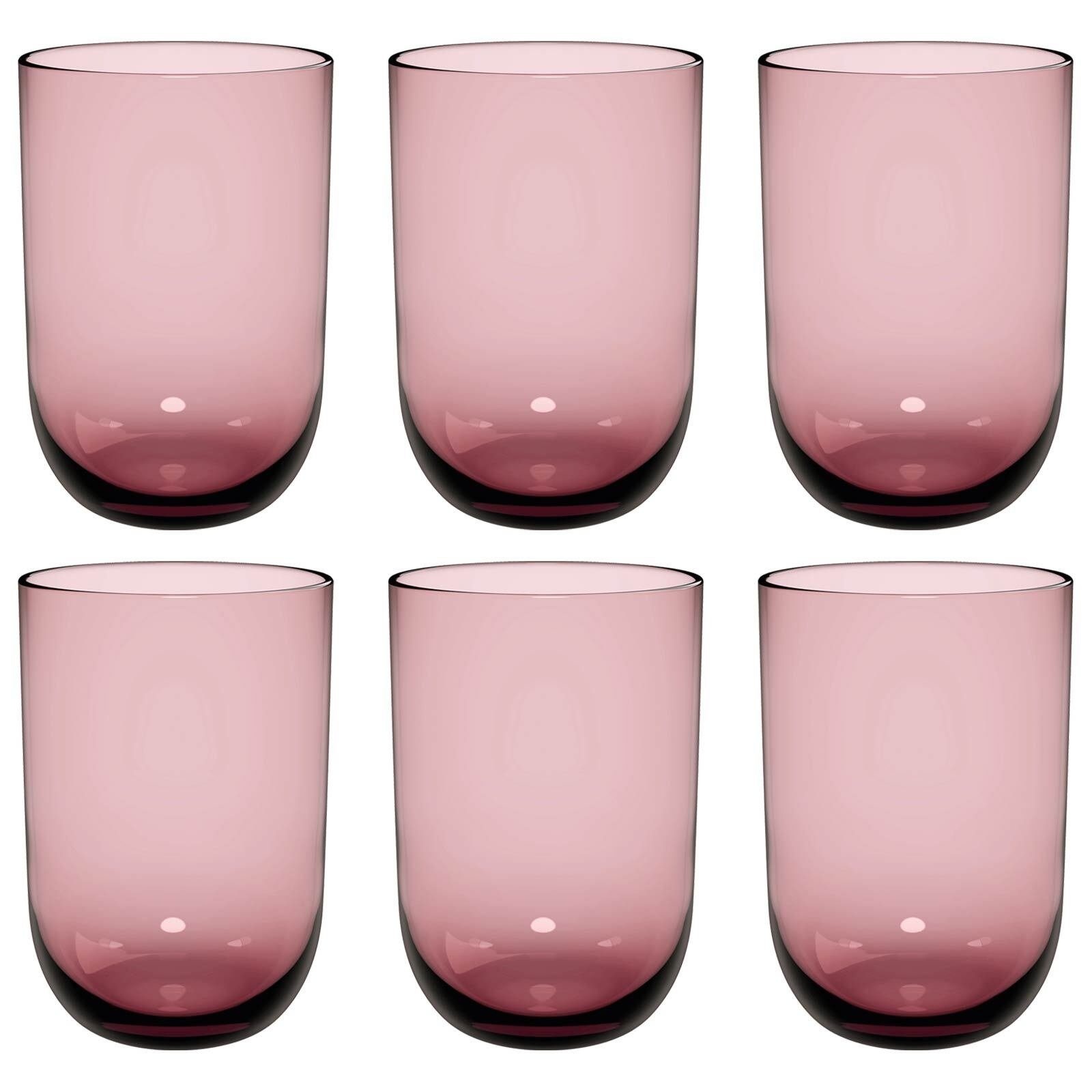 like. by Villeroy & Boch Longdrinkglas Like Glass Longdrinkbecher 385 ml 6er Set, 6-tlg., Glas