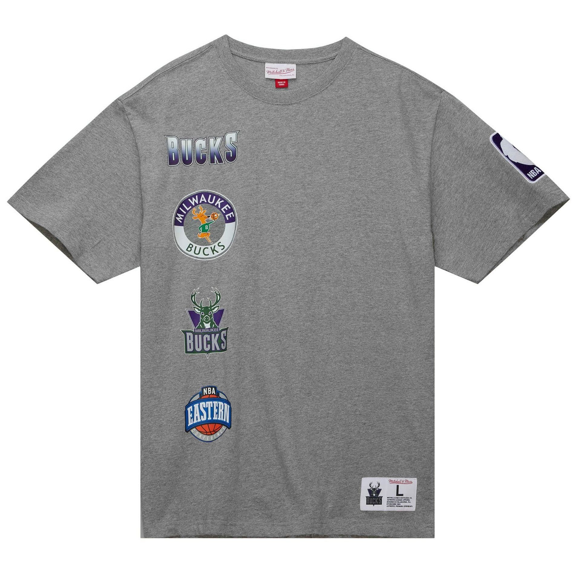 Mitchell & Ness Print-Shirt Bucks Milwaukee CITY HOMETOWN