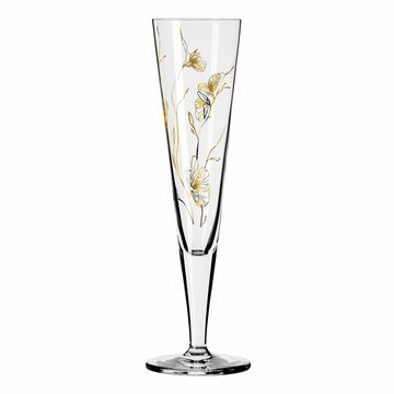 Ritzenhoff Champagnerglas Goldnacht Champagner 007, Kristallglas, Made in Germany